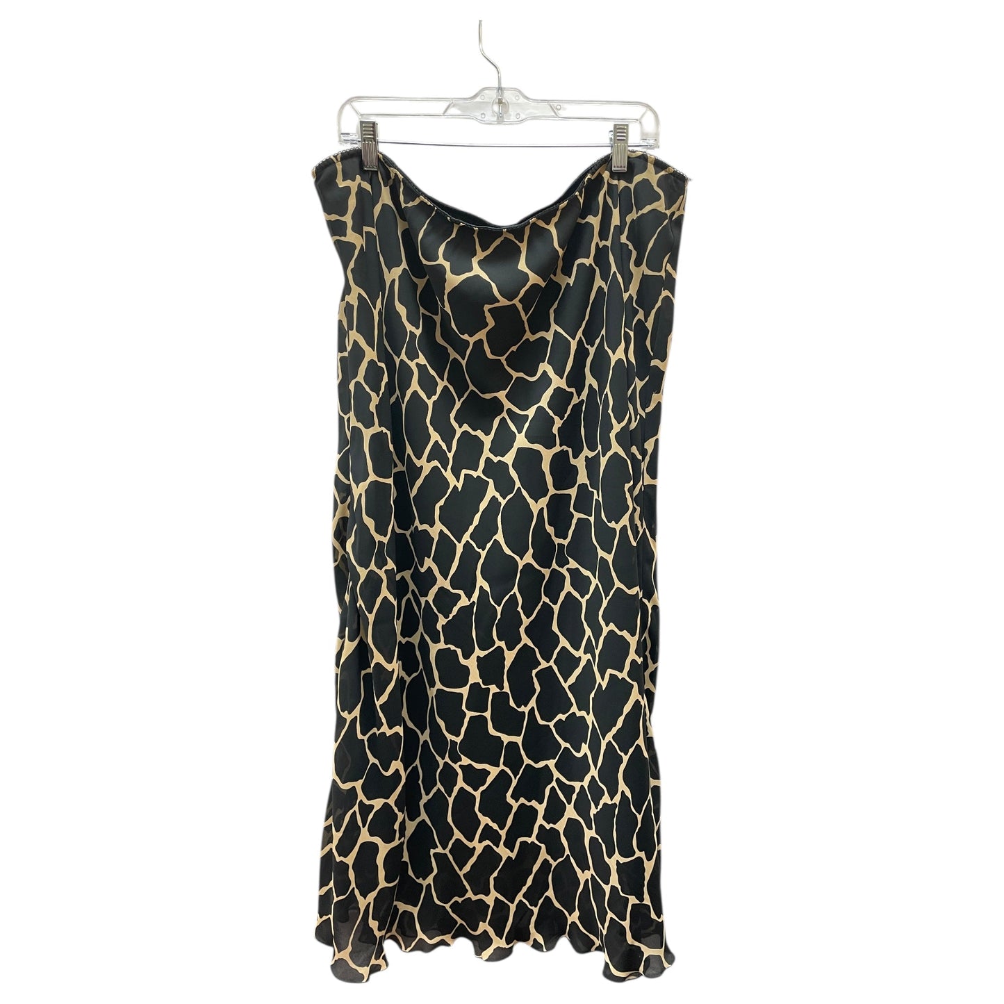Skirt Maxi By RENE MARGO In Animal Print, Size:2X