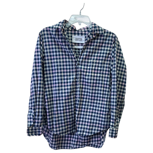 Top Ls By Grayson In Blue & Pink, Size:M