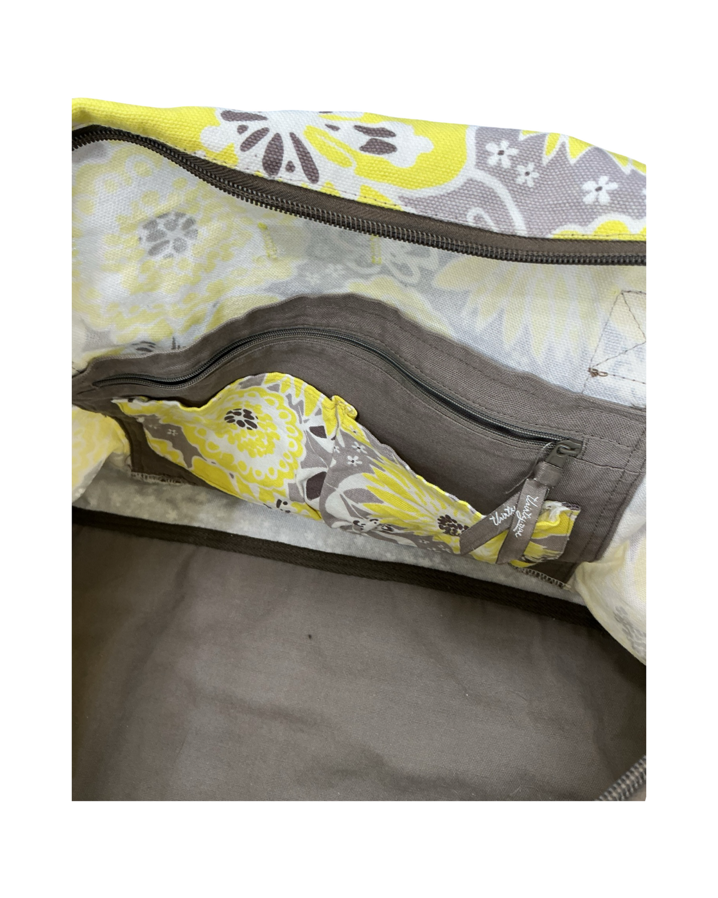 Duffle And Weekender By Thirty One In Grey & Yellow, Size:Large