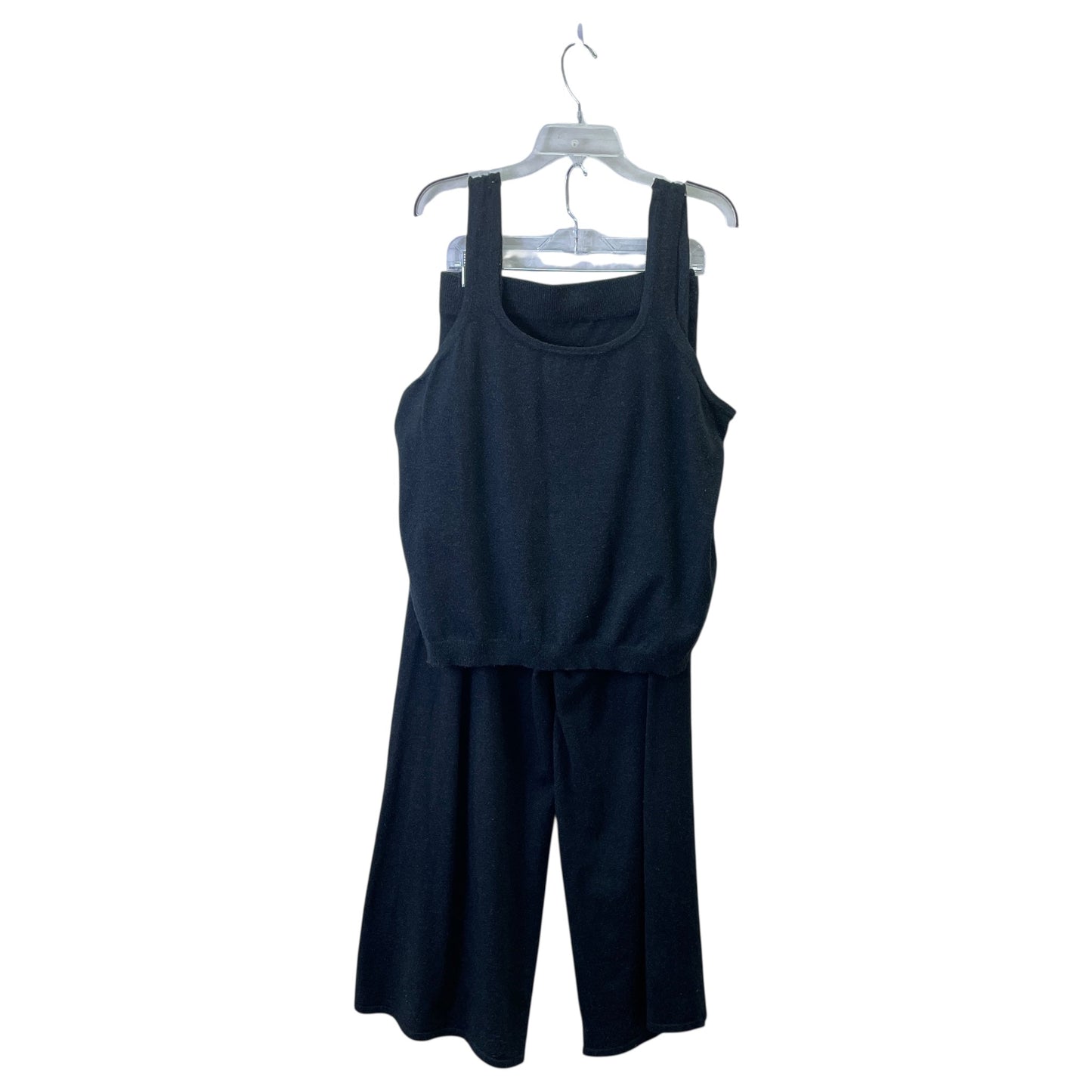 Lounge Set Pants By Time And Tru In Black, Size:3X