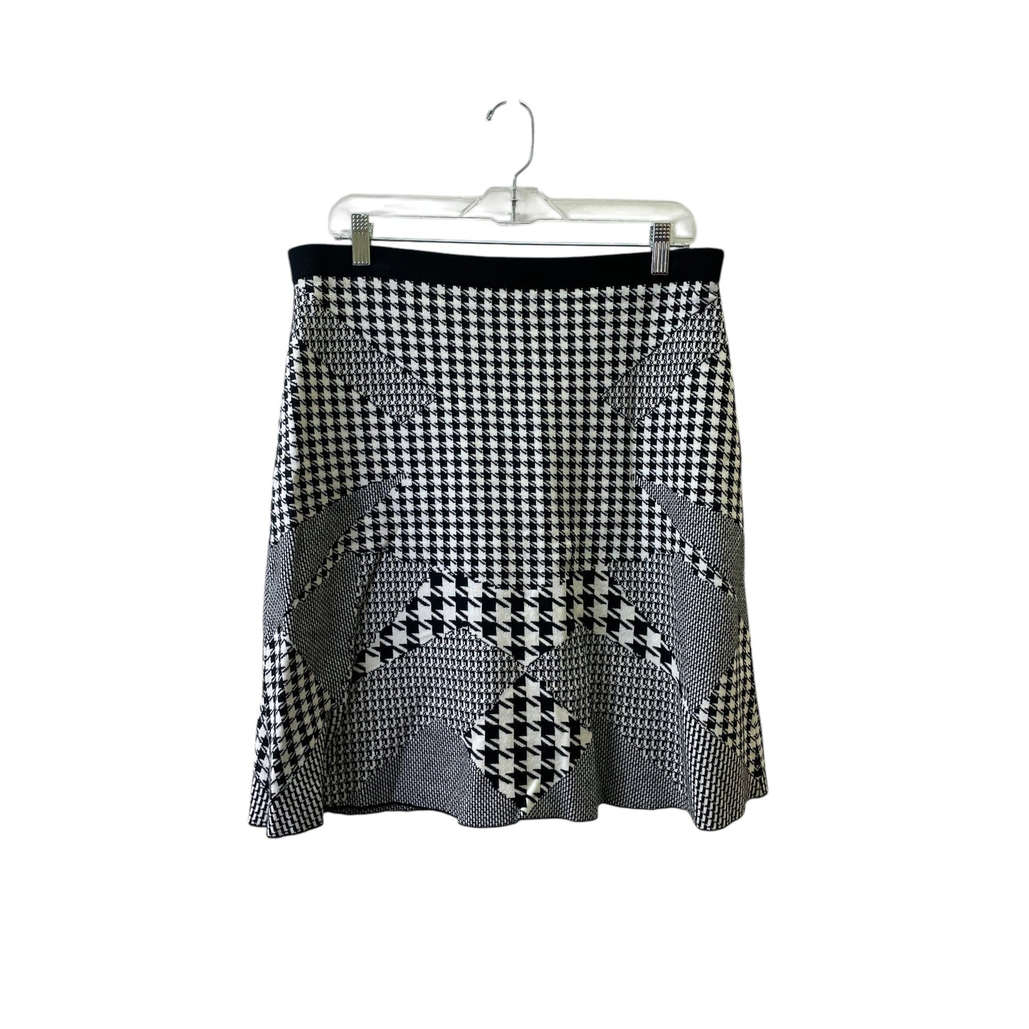 Skirt Midi By Grace Elements In Black & White, Size:16
