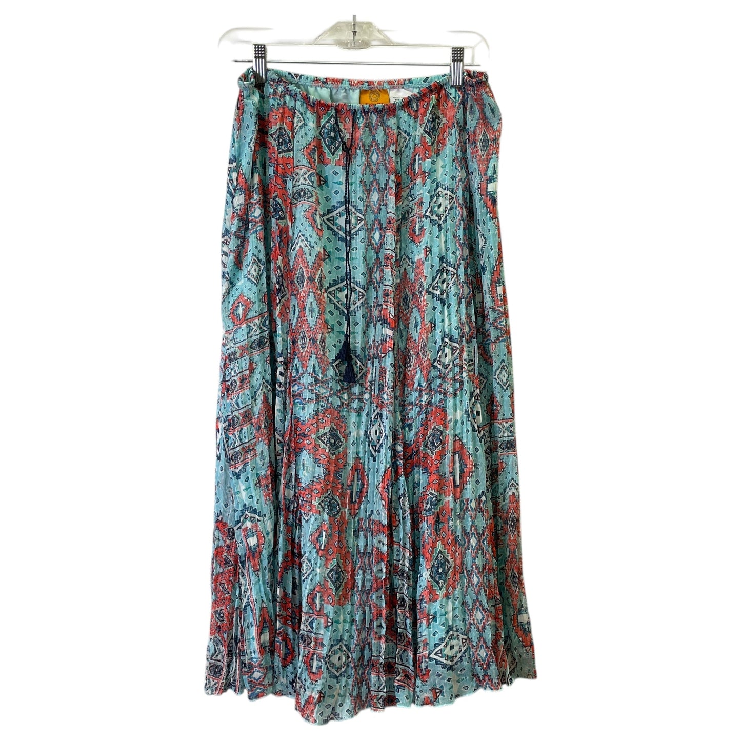 Skirt Maxi By Ruby Red Designer In Blue, Size:10
