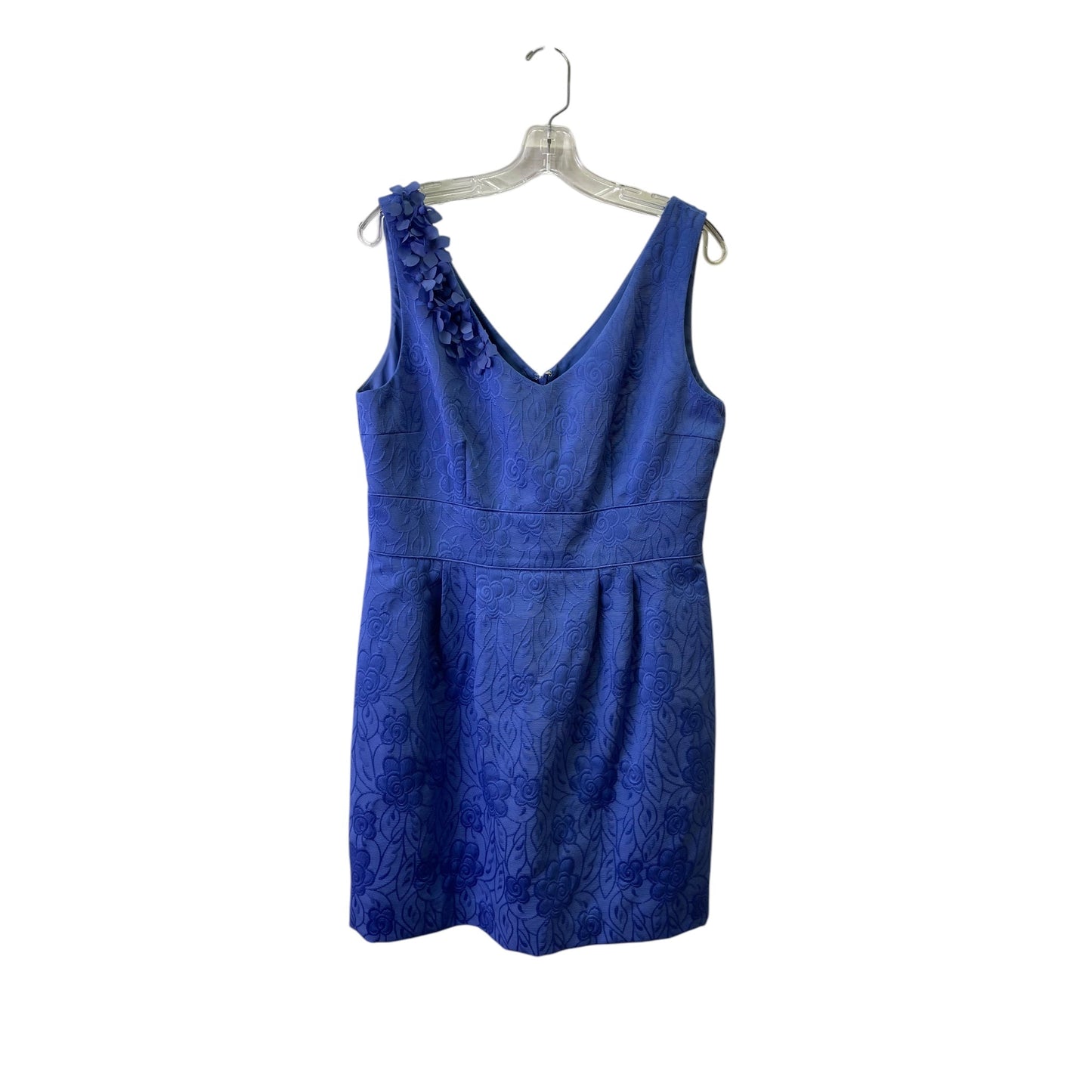 Dress Party Short By Tahari By Arthur Levine In Blue, Size:L
