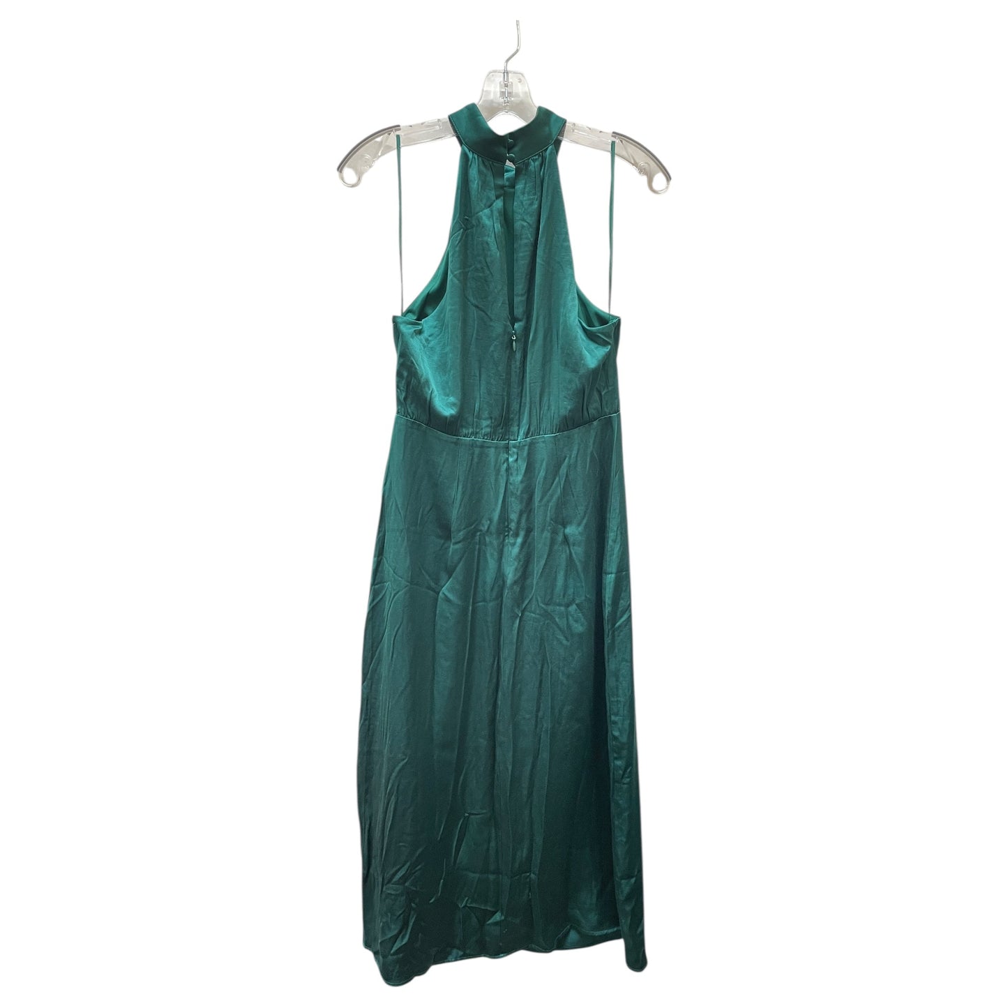 Dress Party Long By Express In Green, Size:L