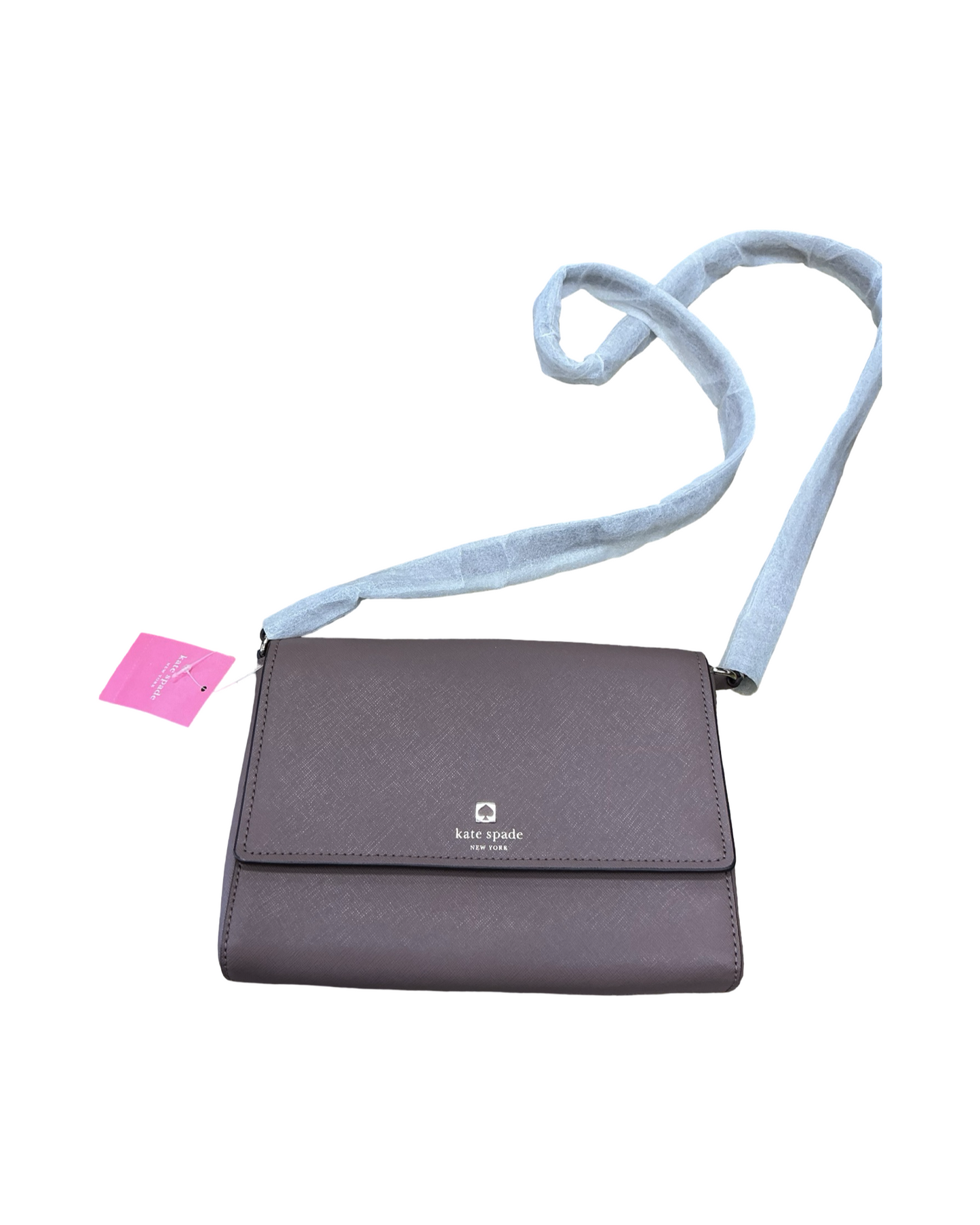 Crossbody Designer By Kate Spade In Taupe, Size:Medium