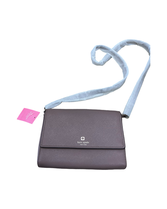 Crossbody Designer By Kate Spade In Taupe, Size:Medium