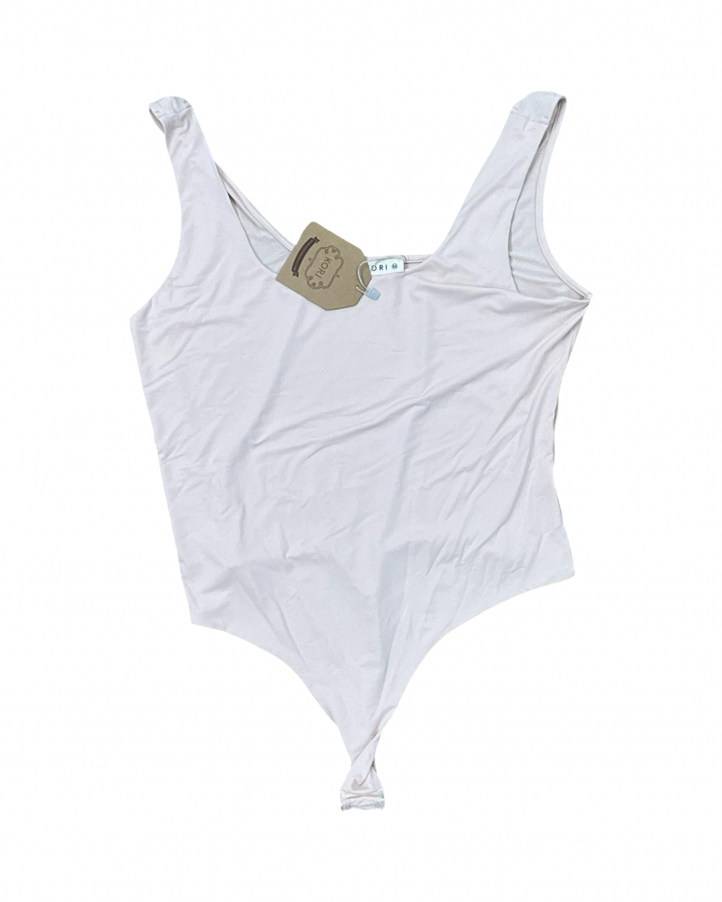 Bodysuit By Clothes Mentor In Cream, Size:M