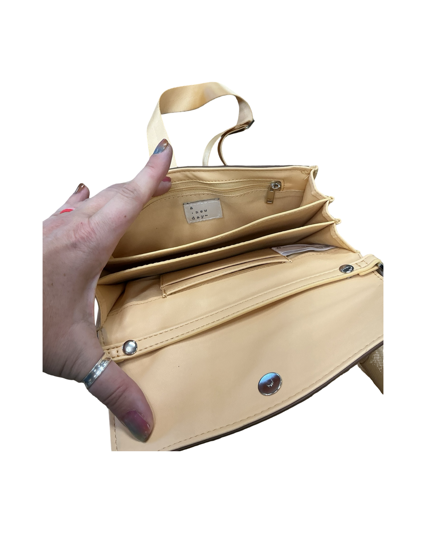 Crossbody By A New Day In Yellow, Size:Small