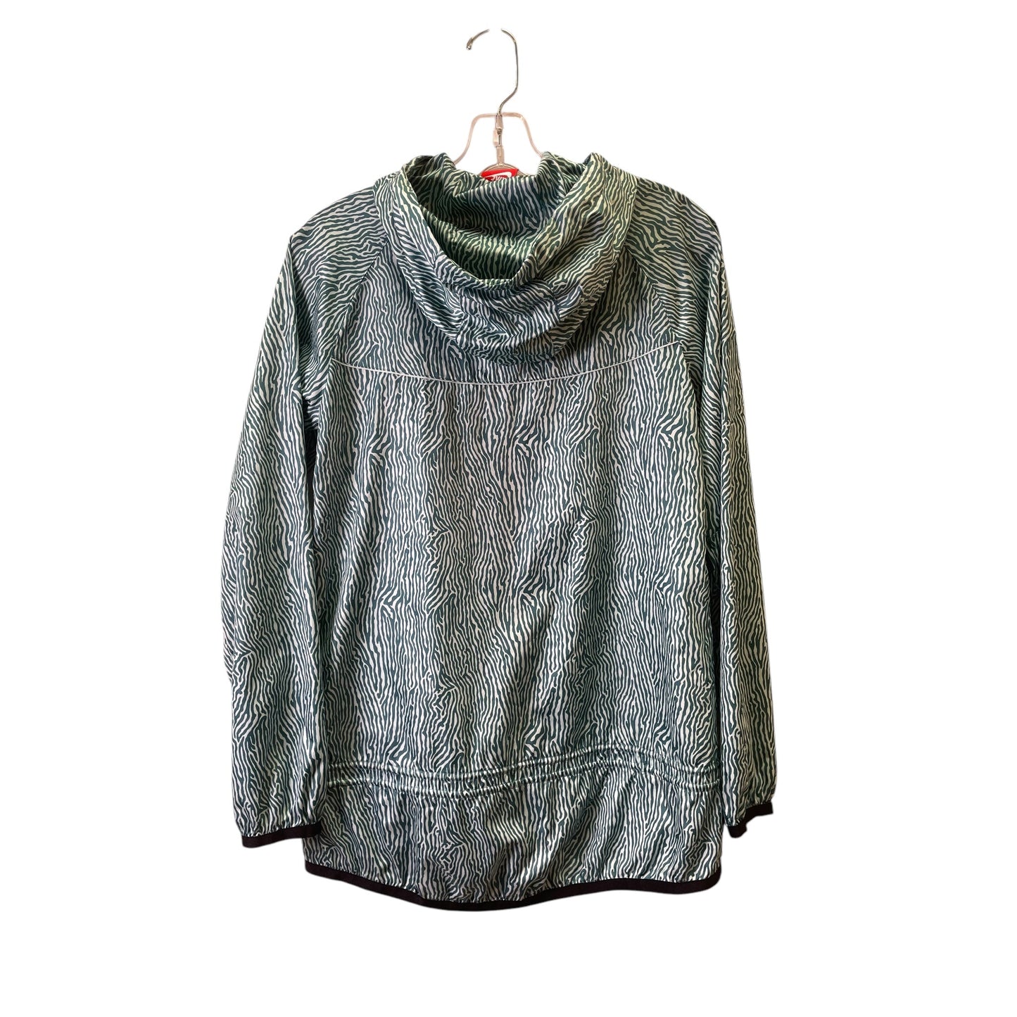 Athletic Jacket By Nike Apparel In Teal, Size:S