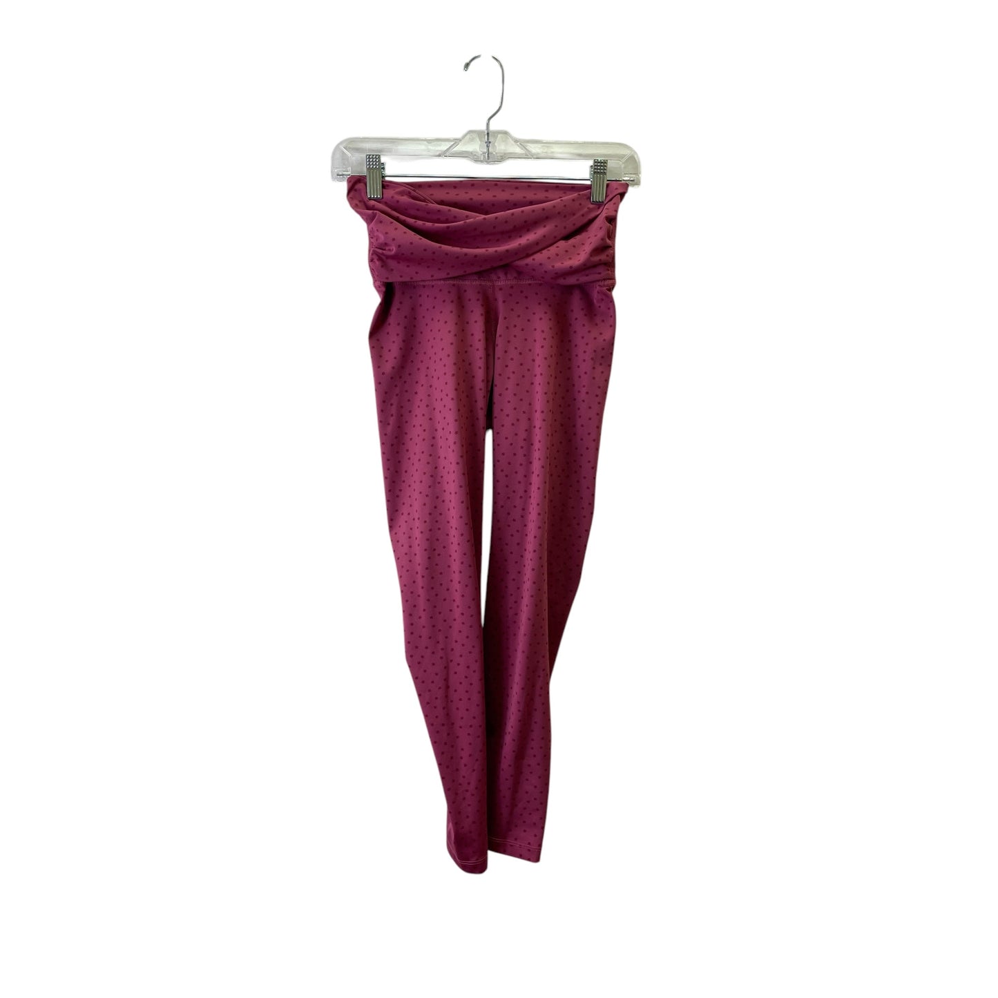 Athletic Leggings By Nike Apparel In Mauve, Size:S