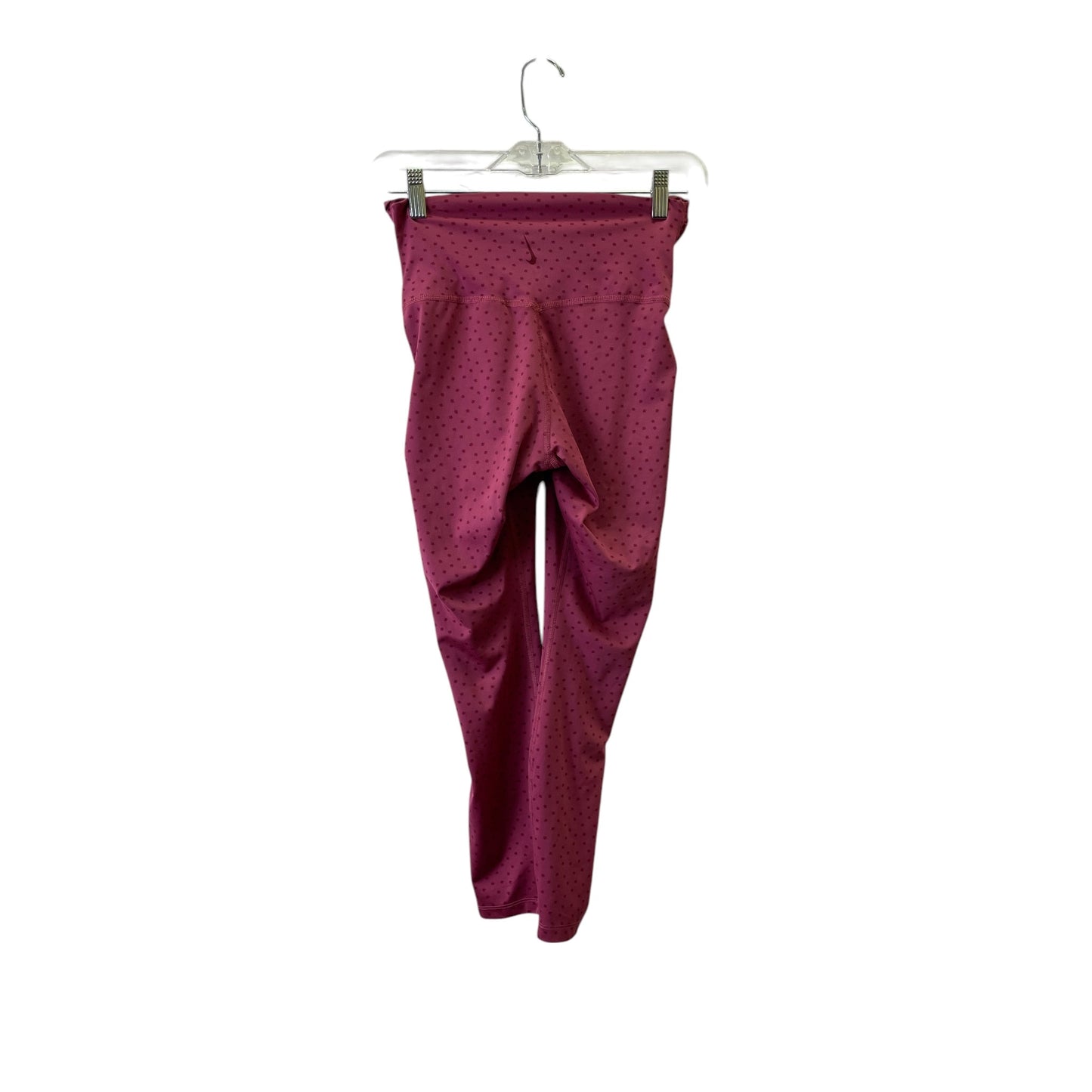 Athletic Leggings By Nike Apparel In Mauve, Size:S