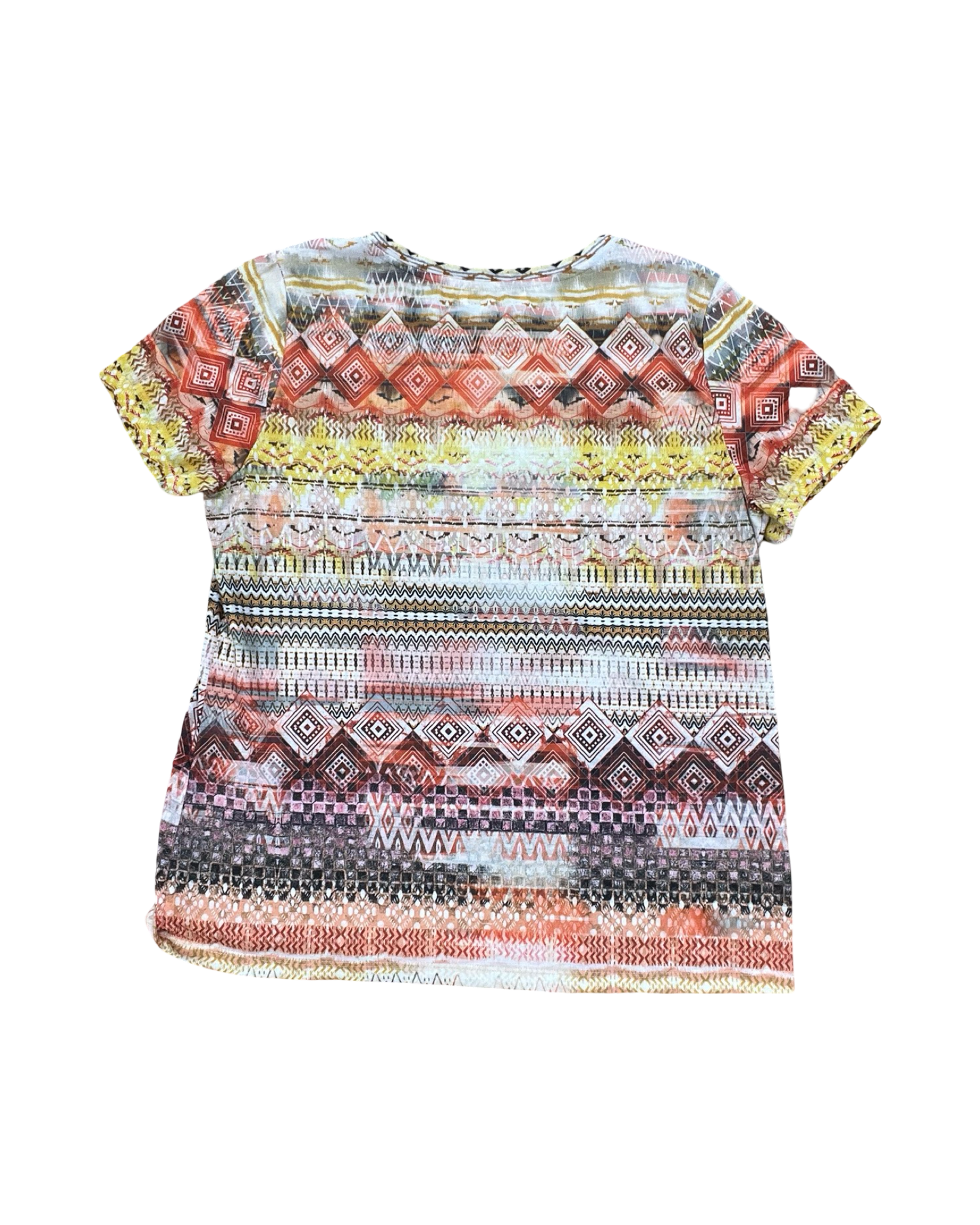 Top Ss By Christopher And Banks In Orange & Yellow, Size:L