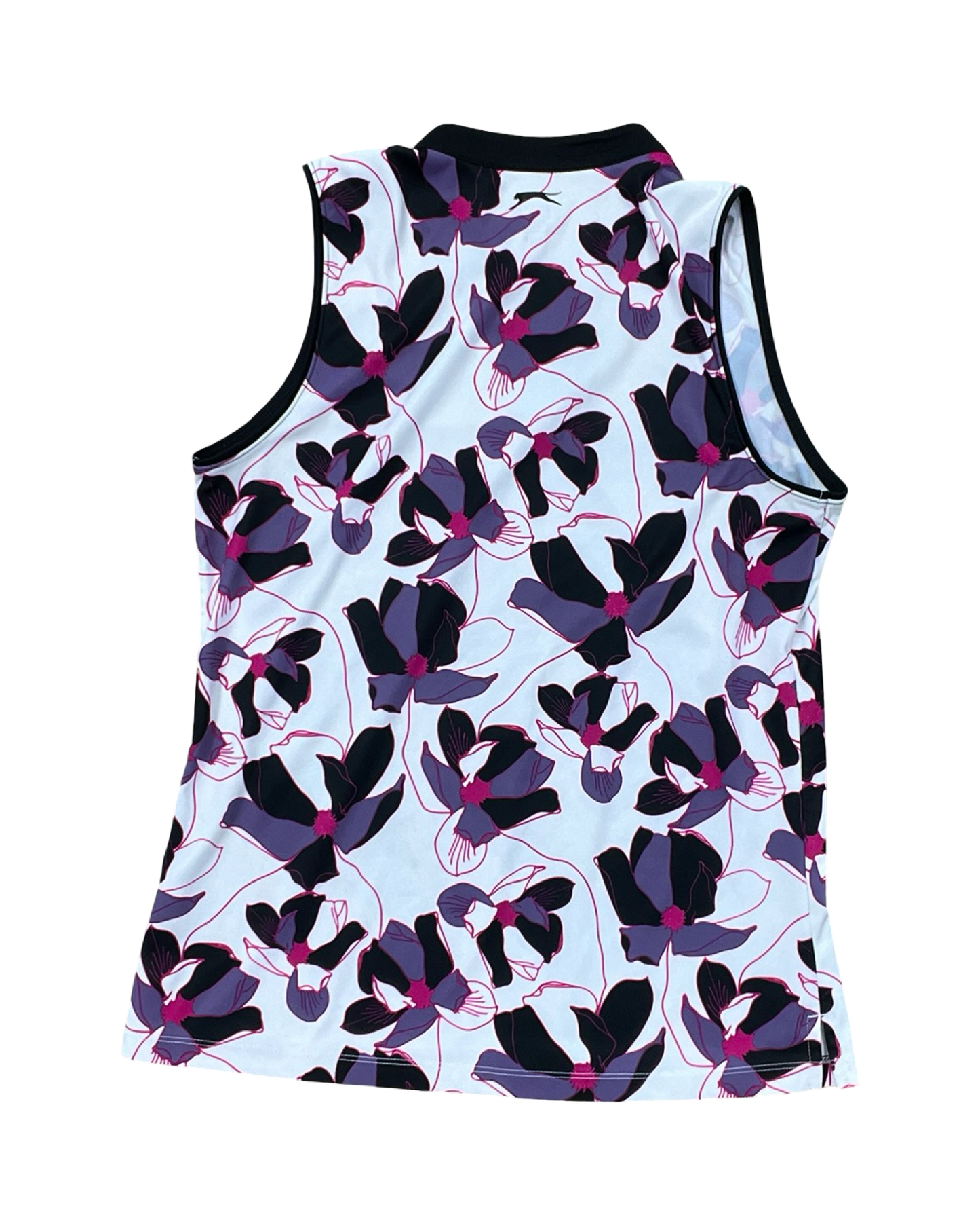 Top Sleeveless By Slazenger In Purple & White, Size:M