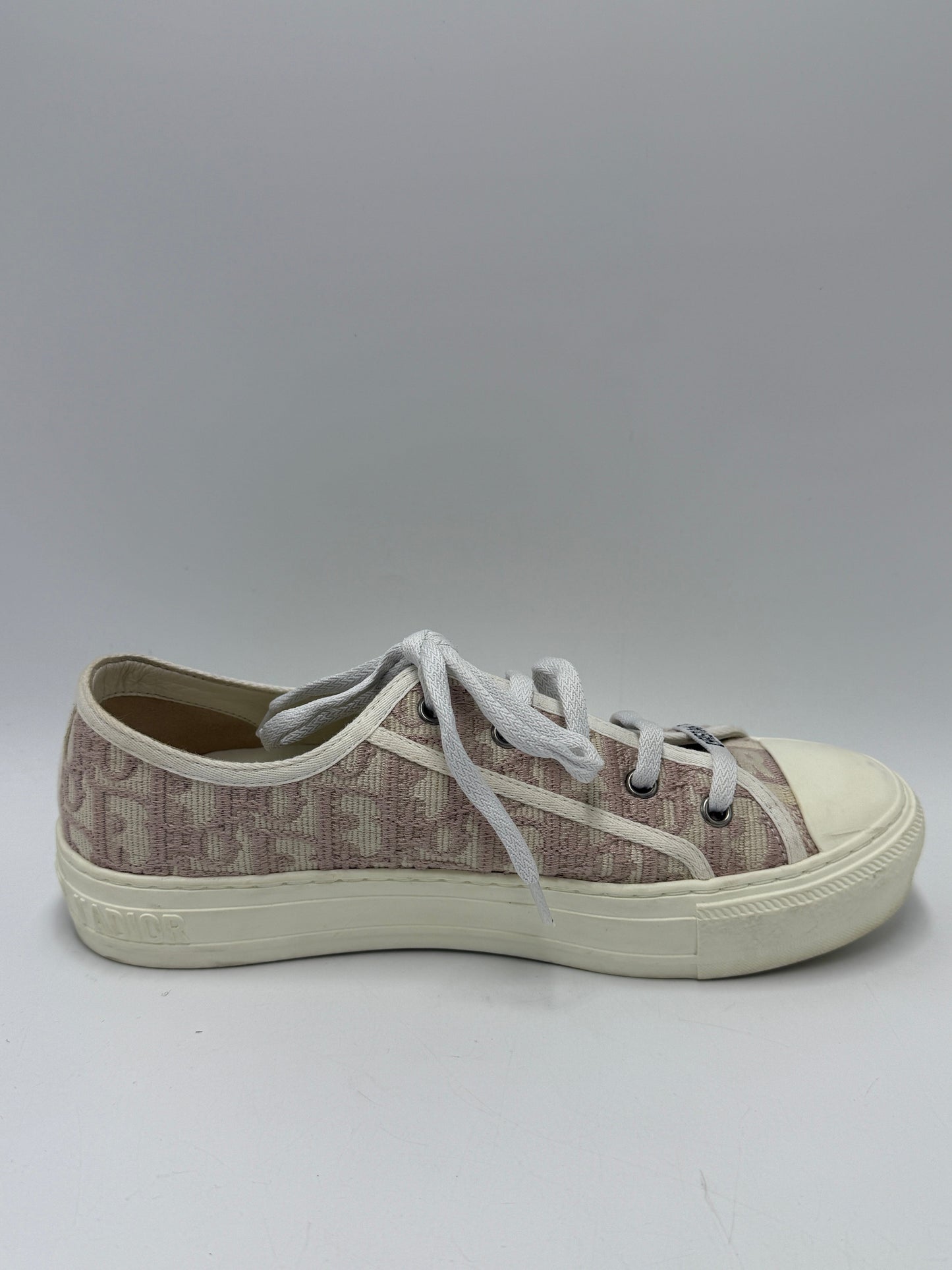 Christian Dior Walk'n'Dior Luxury Sneaker Shoes In Pink, Size: 7.5 (38)