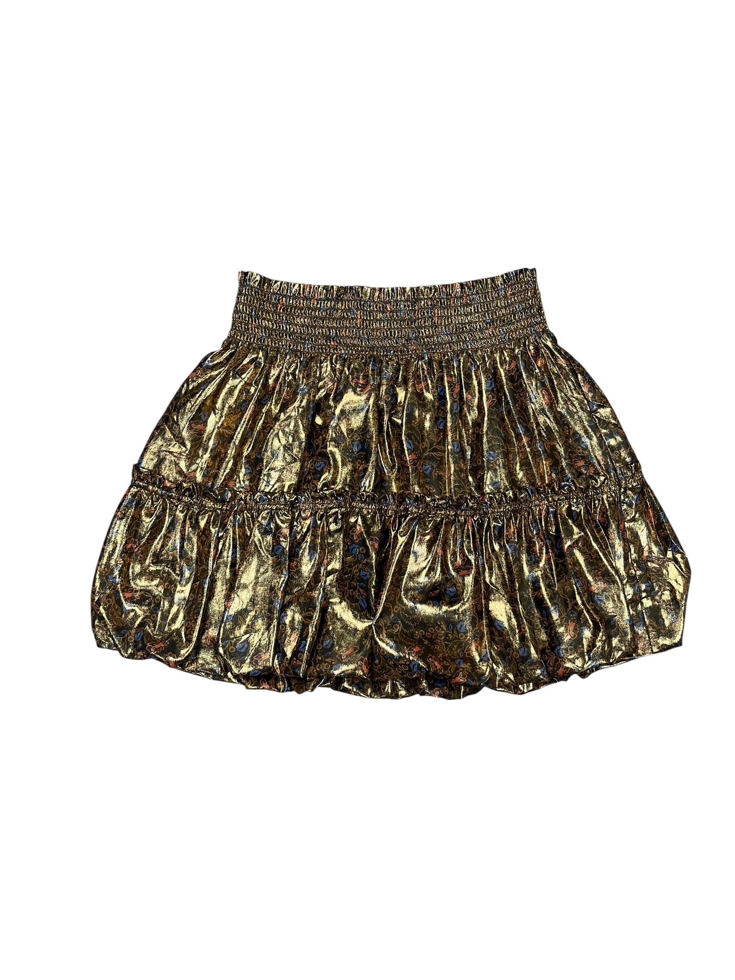 Skirt Mini & Short By Free People In Gold, Size:Xs