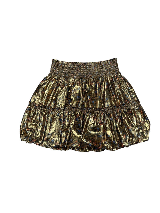 Skirt Mini & Short By Free People In Gold, Size:Xs