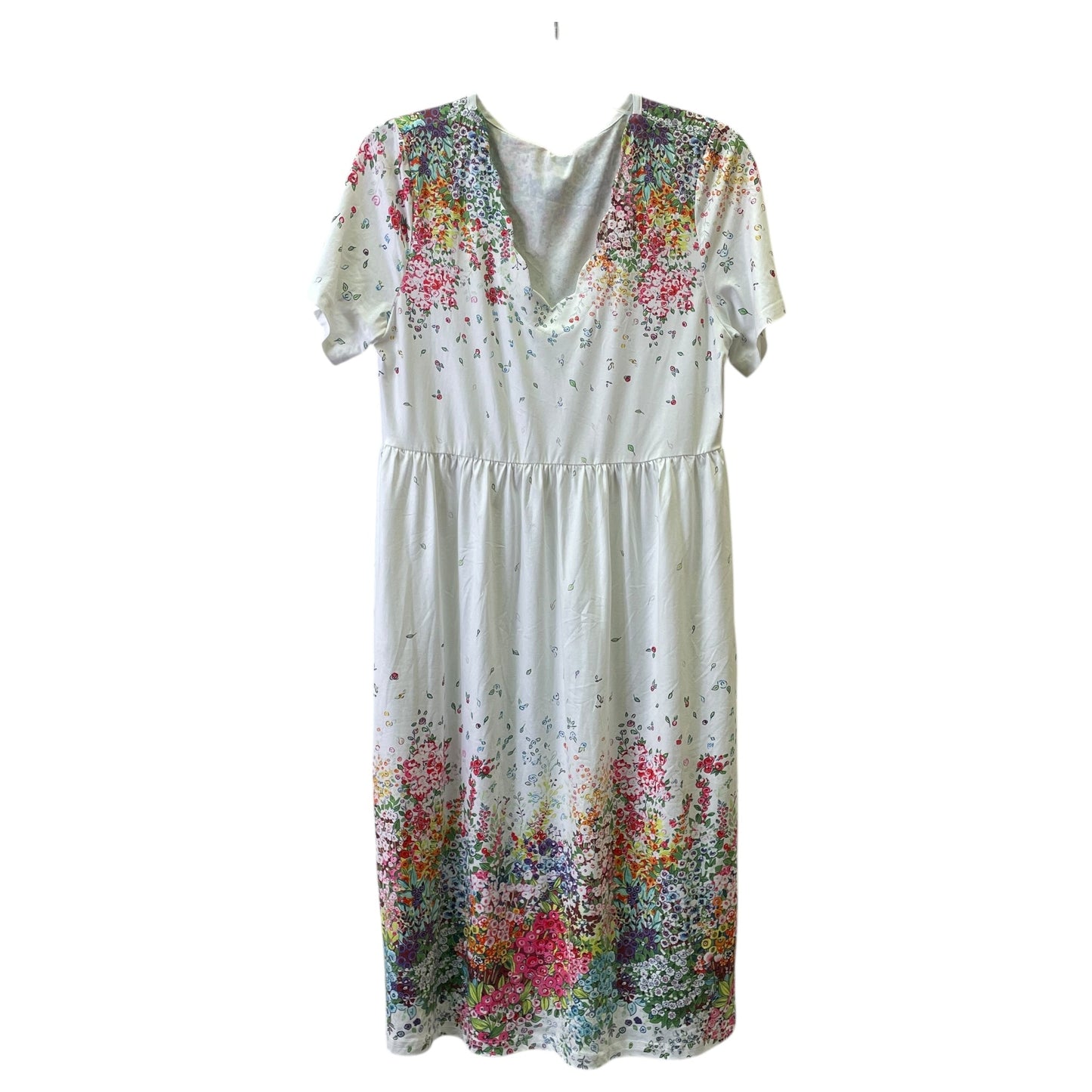 Dress Casual Midi By NoraCora In White, Size:S