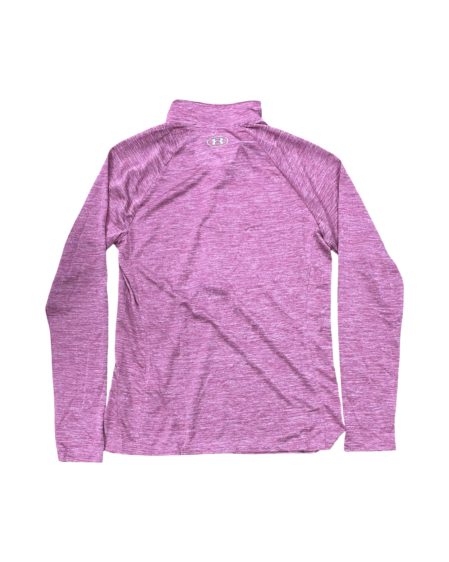 Athletic Top Ls Collar By Under Armour In Pink, Size:L
