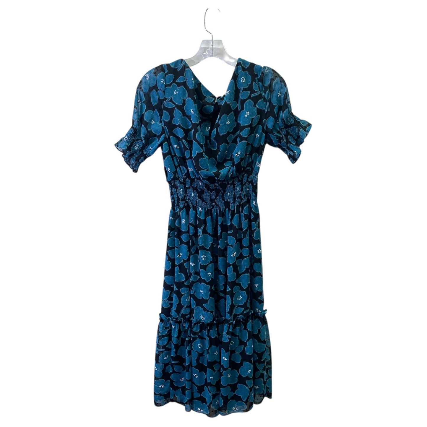Dress Designer By Kate Spade In Black & Blue, Size:M