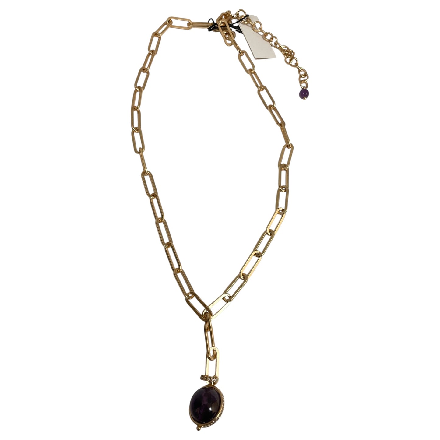 Necklace Pendant By White House Black Market In Gold & Purple