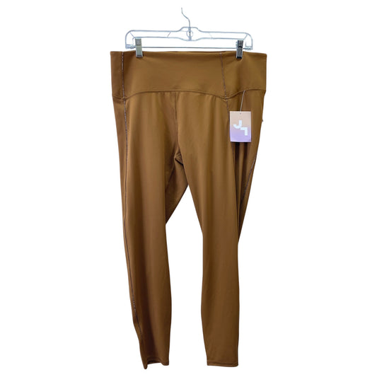 Athletic Leggings By Joy Lab In Brown, Size:1X