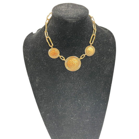 Necklace Statement By White House Black Market In Gold