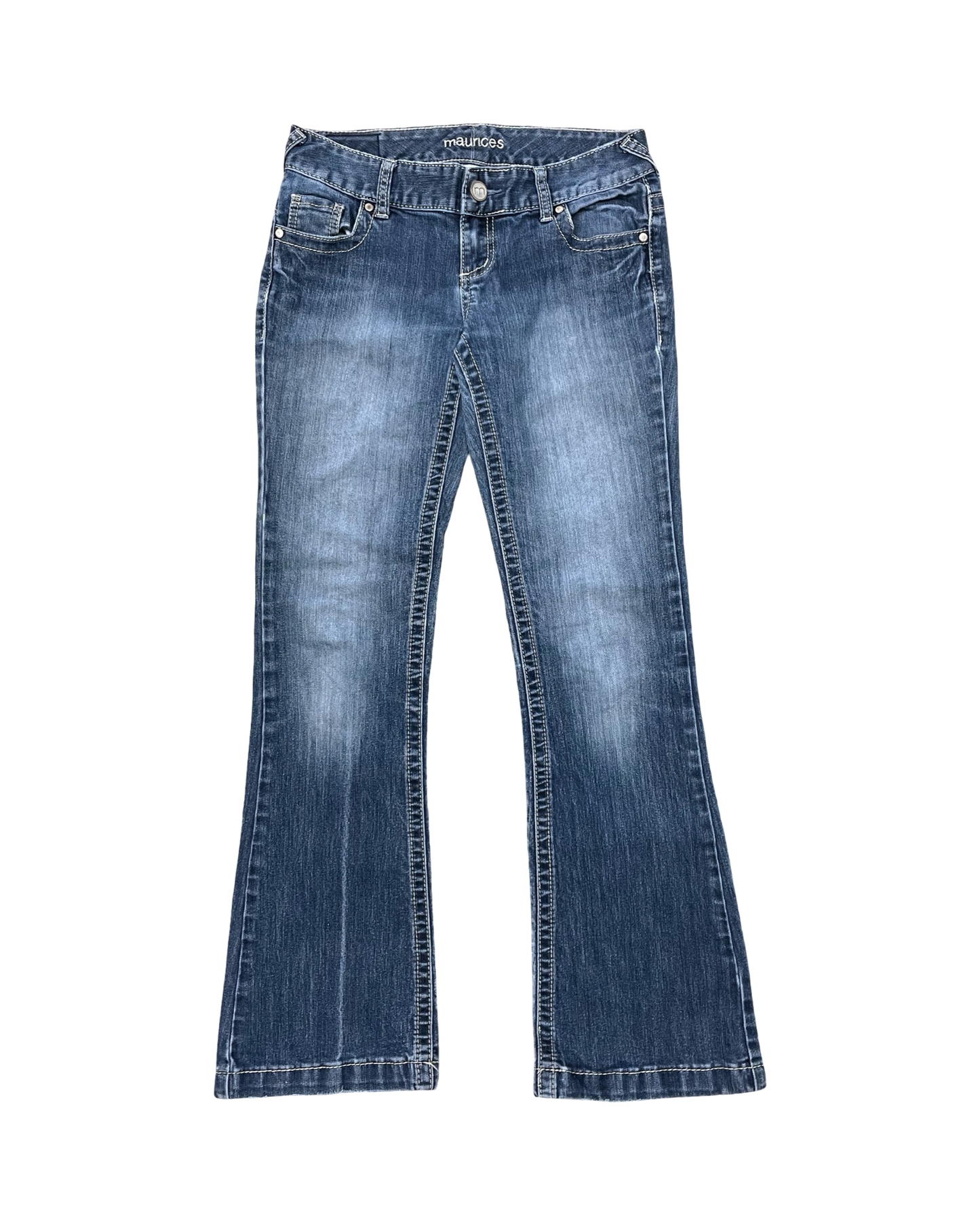 Jeans Boot Cut By Maurices In Blue Denim, Size:2