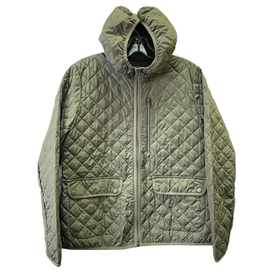 Coat Puffer & Quilted By J. Crew In Green, Size:M