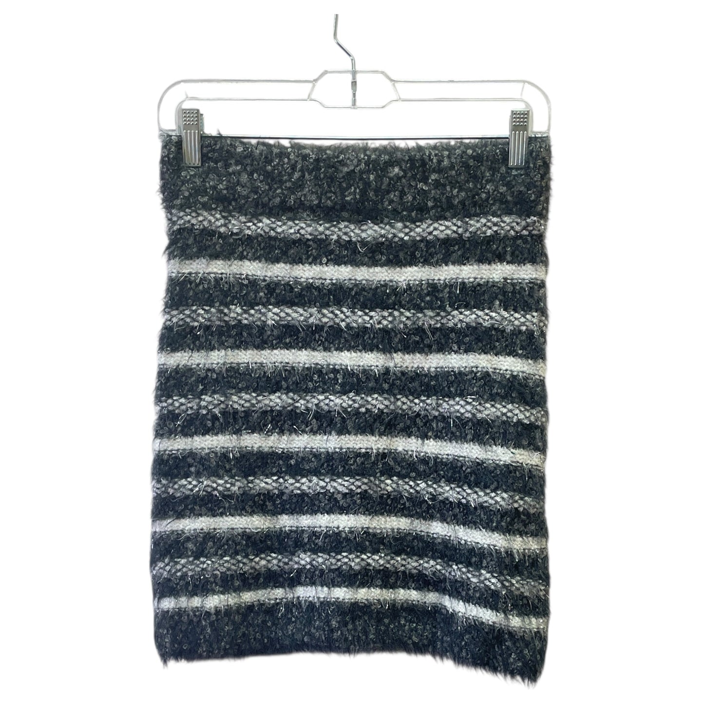 Skirt Mini & Short By Zara In Grey & White, Size:S