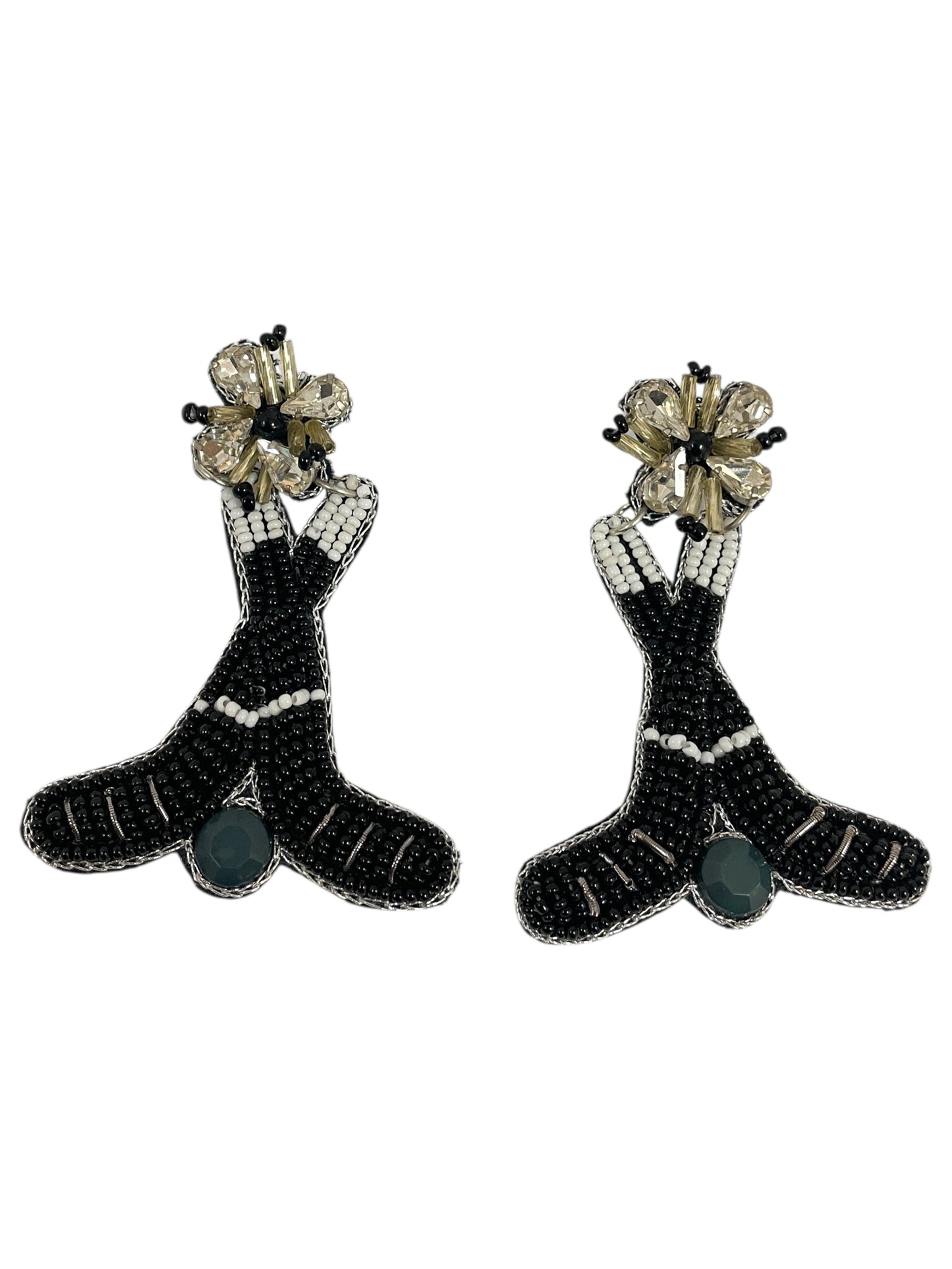 Earrings Statement By Cmf In Black