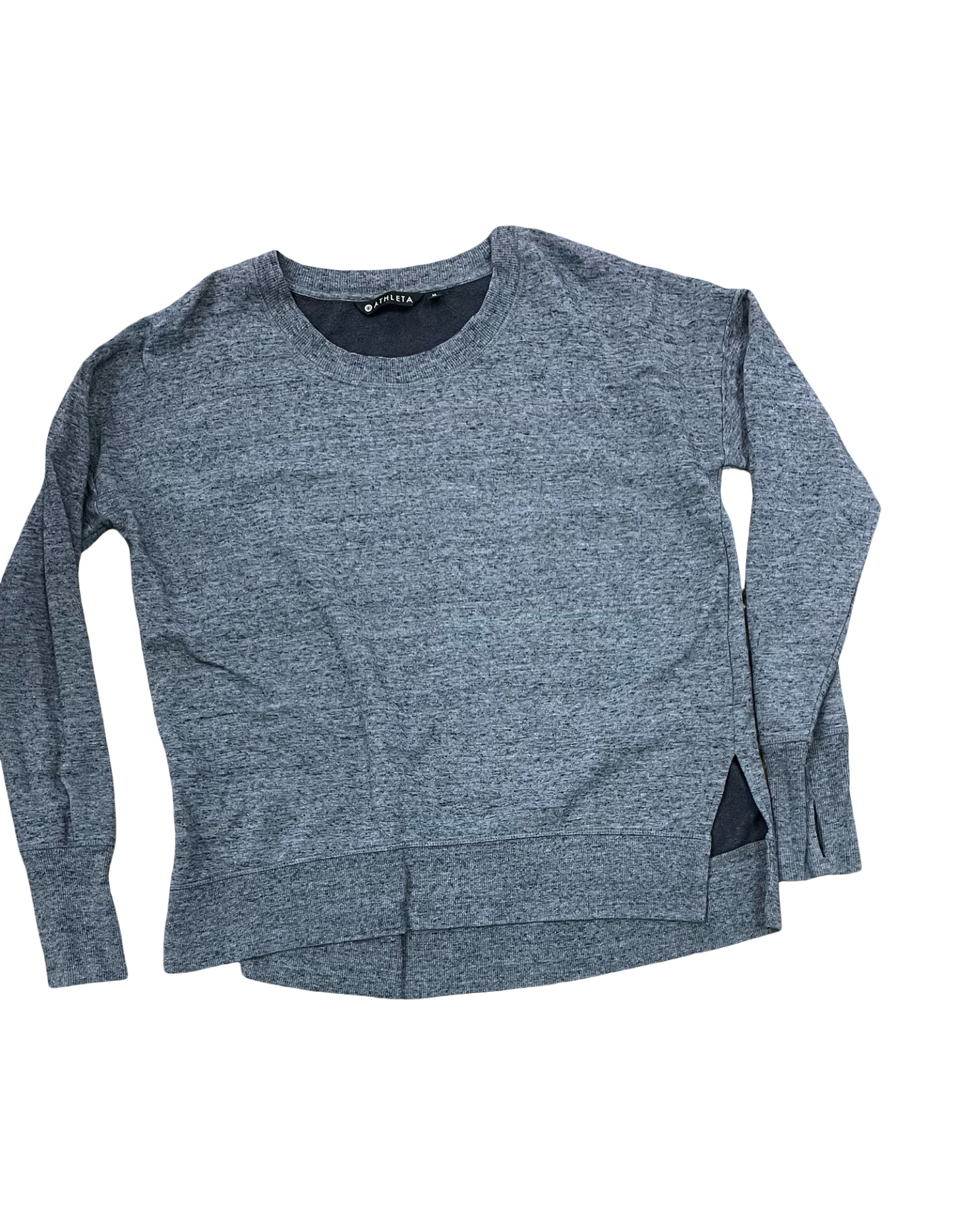 Sweatshirt Crewneck By Athleta In Grey, Size:M