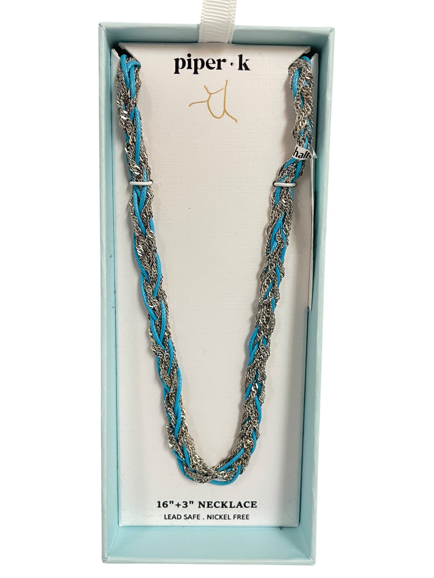 Necklace Other By PIPER K In Blue & Silver