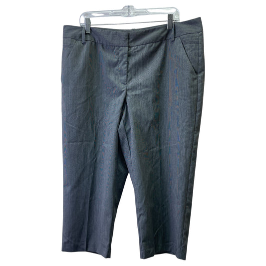 Pants Cropped By Worthington In Grey, Size:18