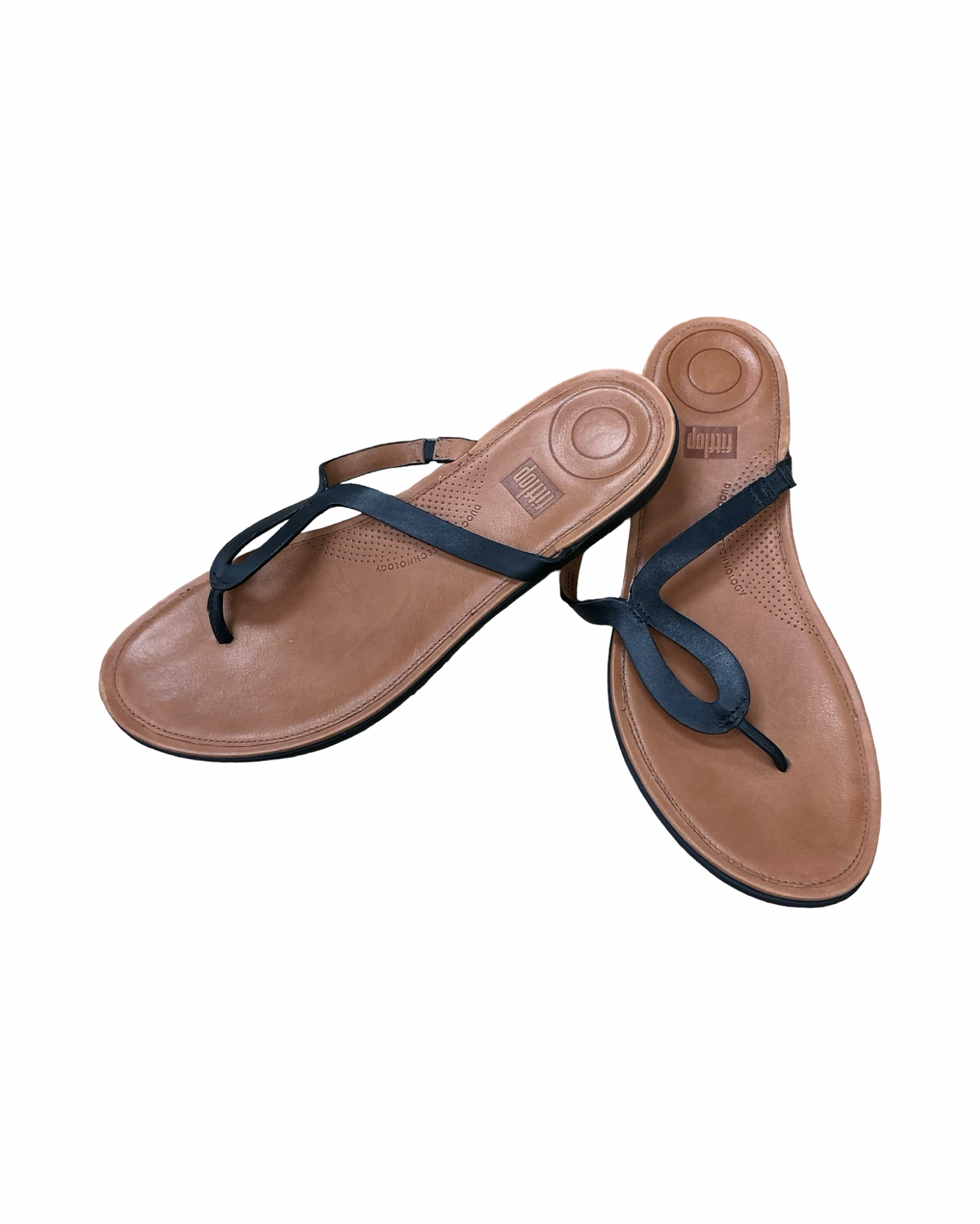 Sandals Flip Flops By Fitflop In Black, Size:11