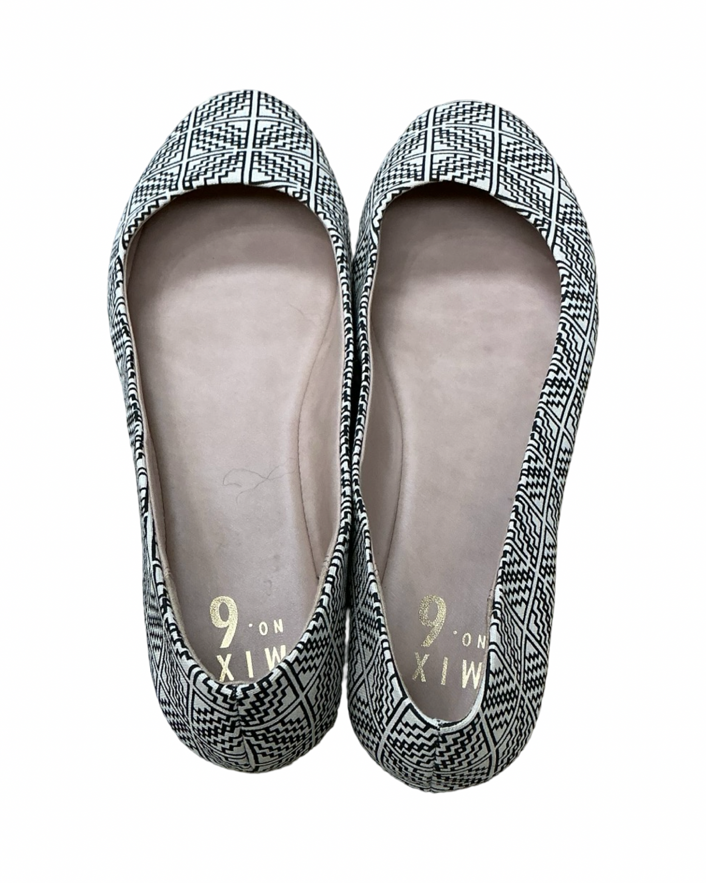 Shoes Flats By Mix No 6 In Black & Tan, Size:10