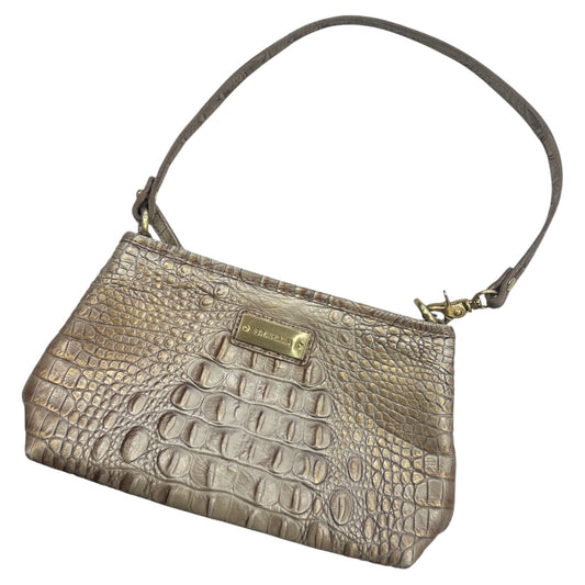 Handbag Designer By Brahmin In Gold, Size:Small