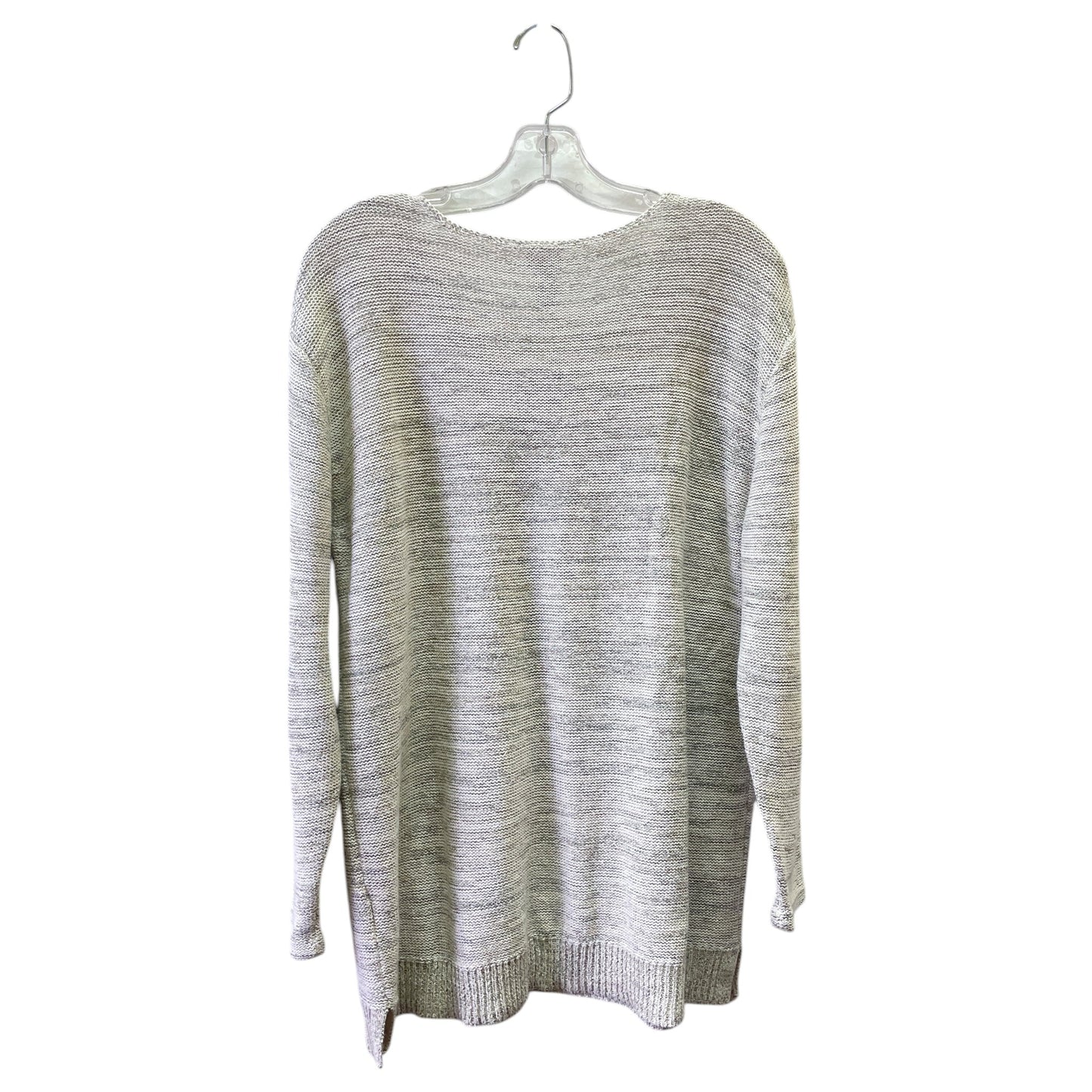 Sweater By Chicos In Gold & Grey, Size:L