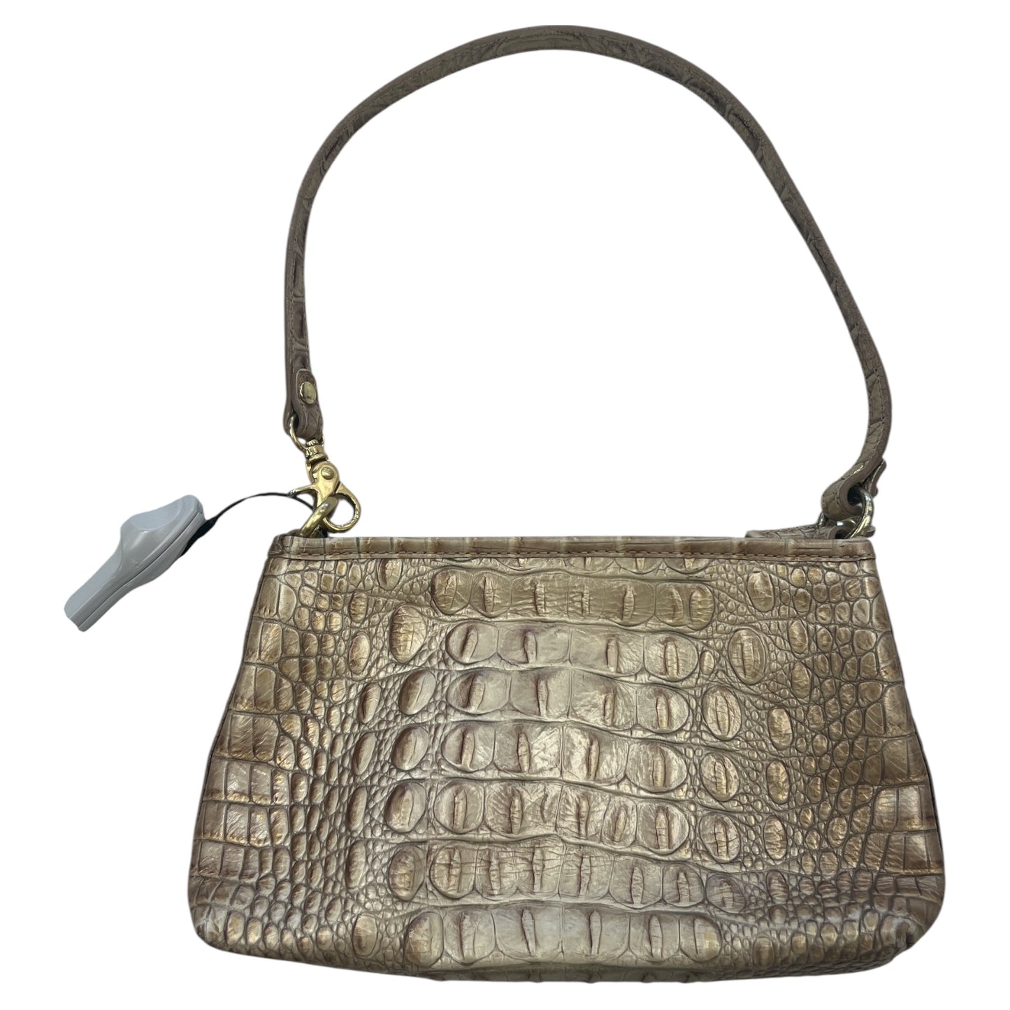 Handbag Designer By Brahmin In Gold, Size:Small