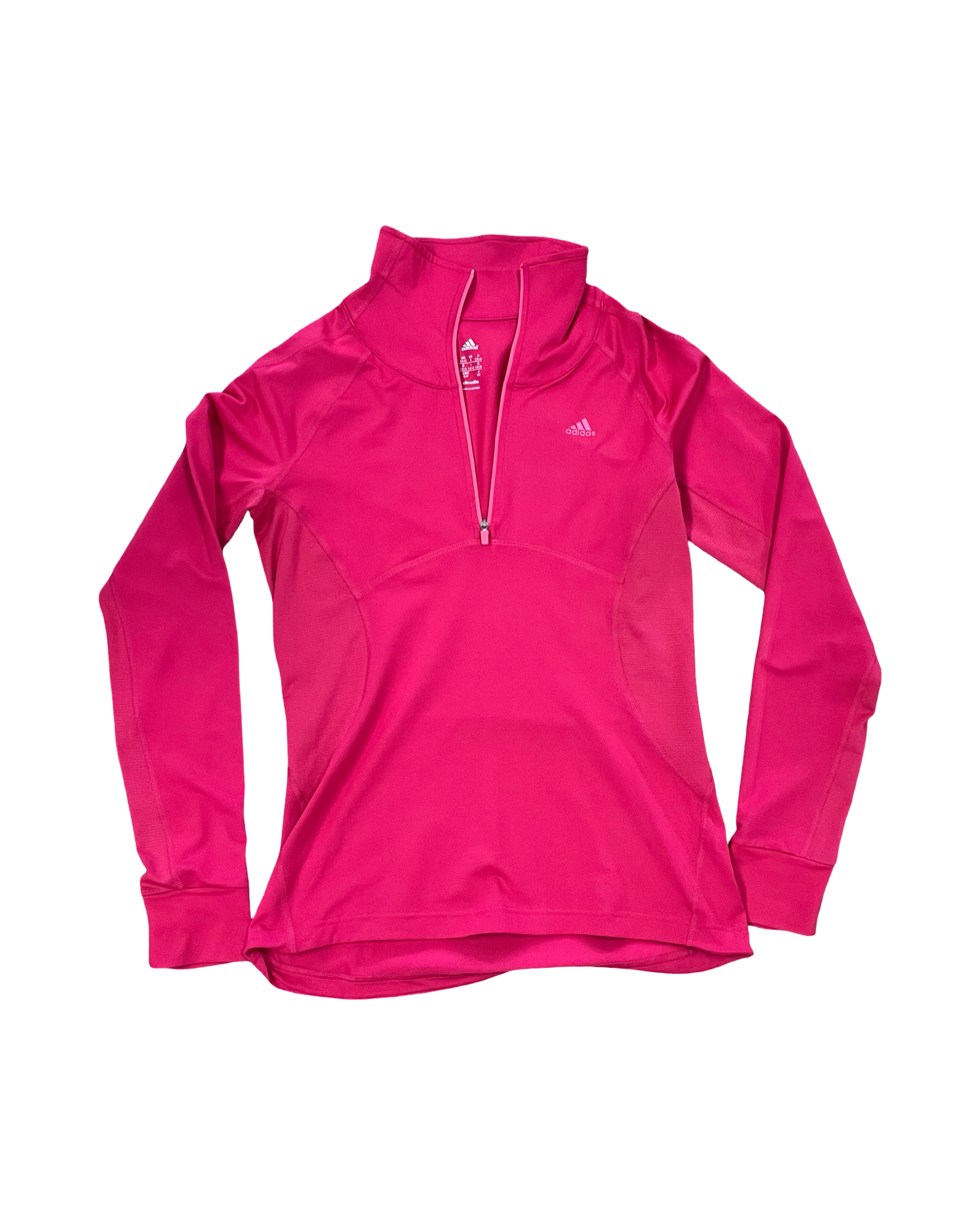 Athletic Top Ls Collar By Adidas In Pink, Size:S