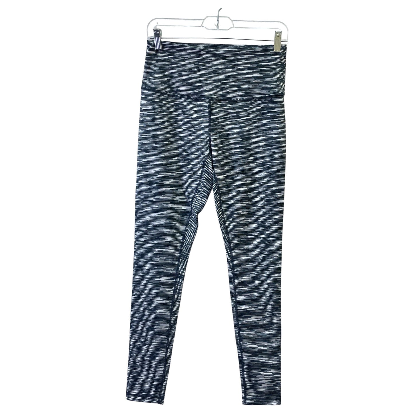 Athletic Leggings By Zella In Black & Grey, Size:M