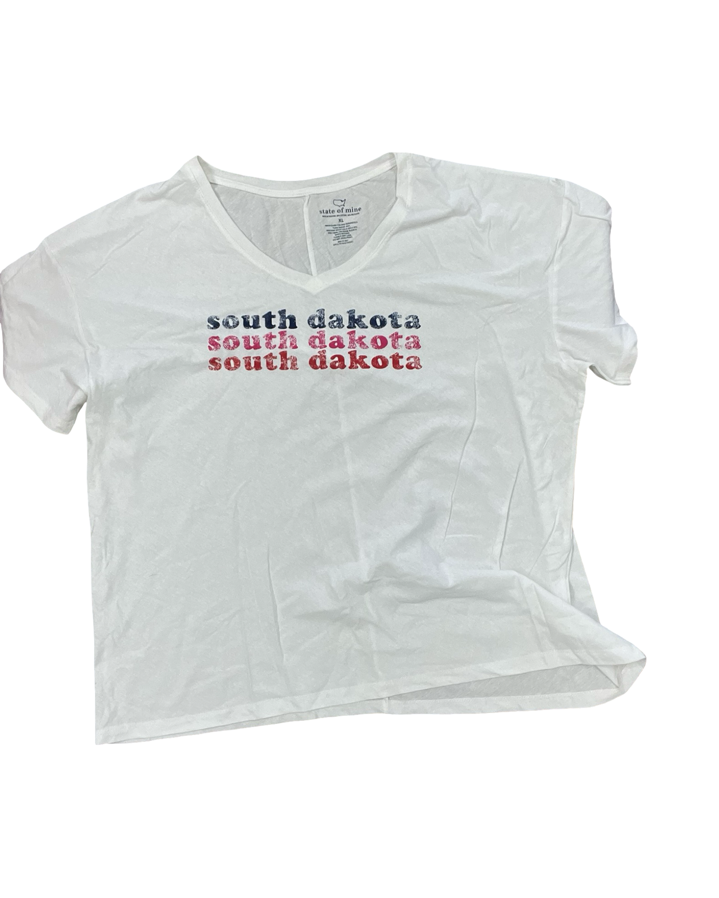 Top Ss By State Of Mine In White, Size:Xl
