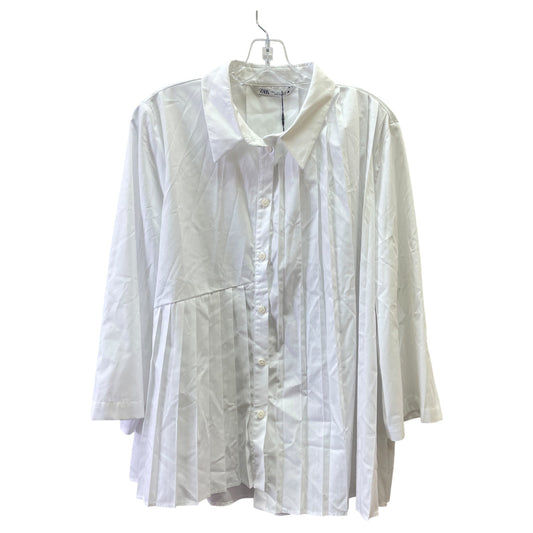 Top Ls By Zara In White, Size:L