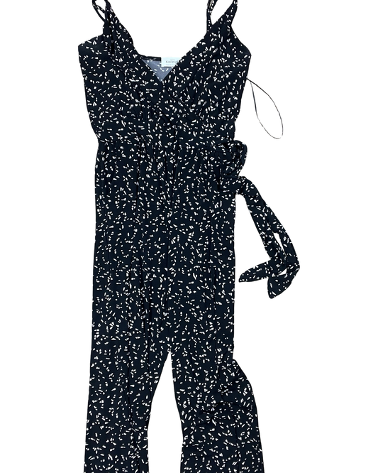 Jumpsuit By Kaileigh In Black & White, Size:L