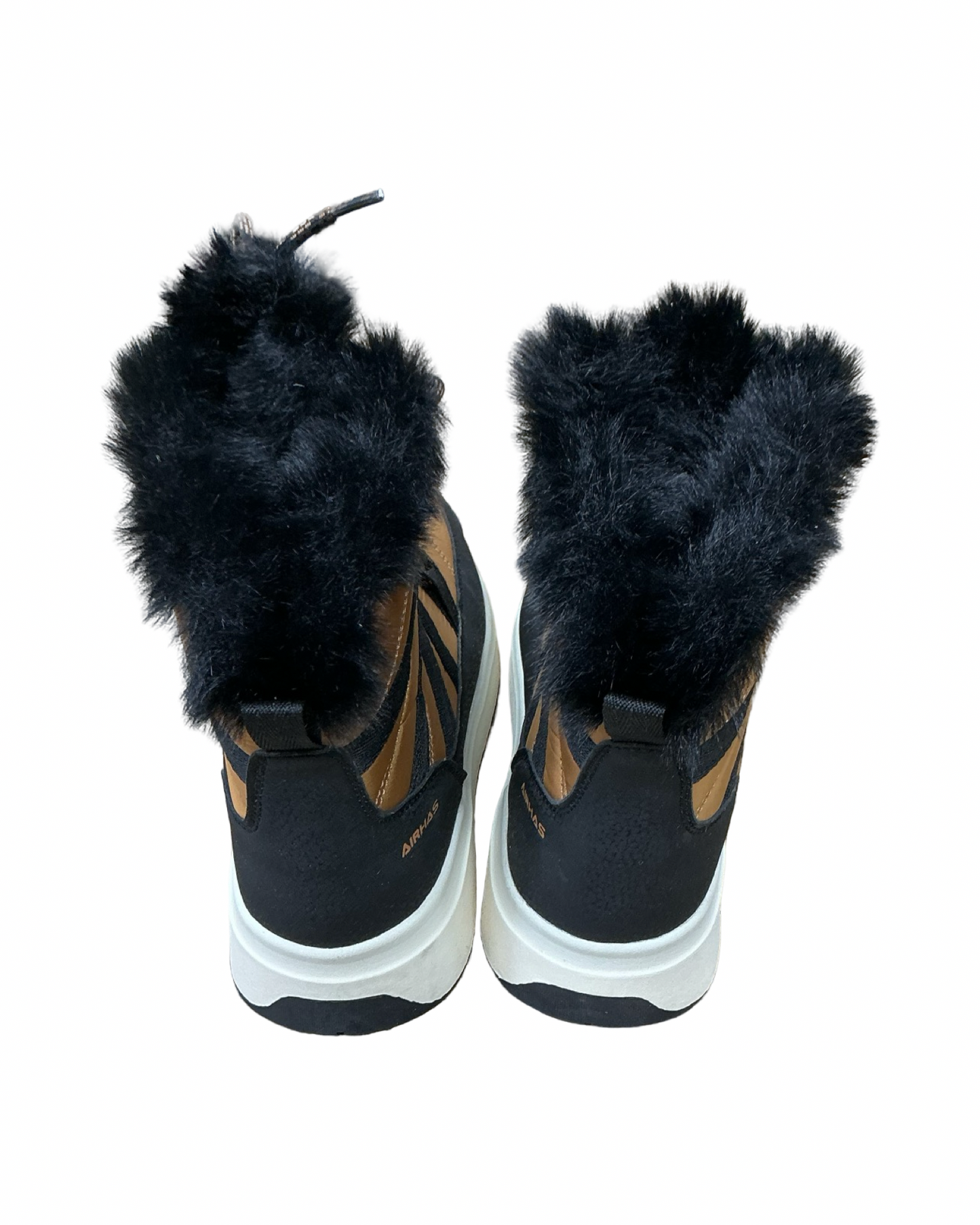 Boots Snow By Clothes Mentor In Black & Brown, Size:6