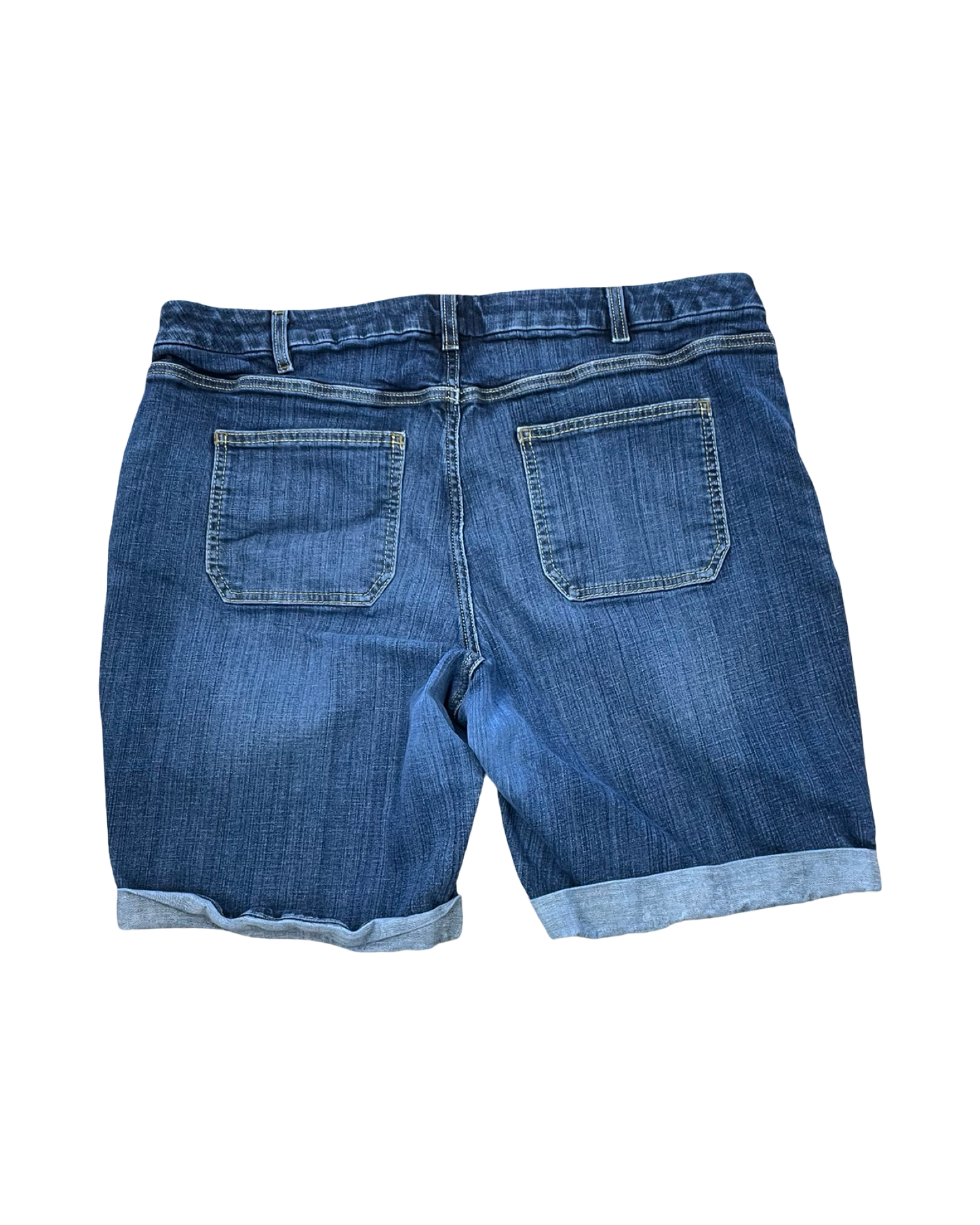 Shorts By Lane Bryant In Blue Denim, Size:22
