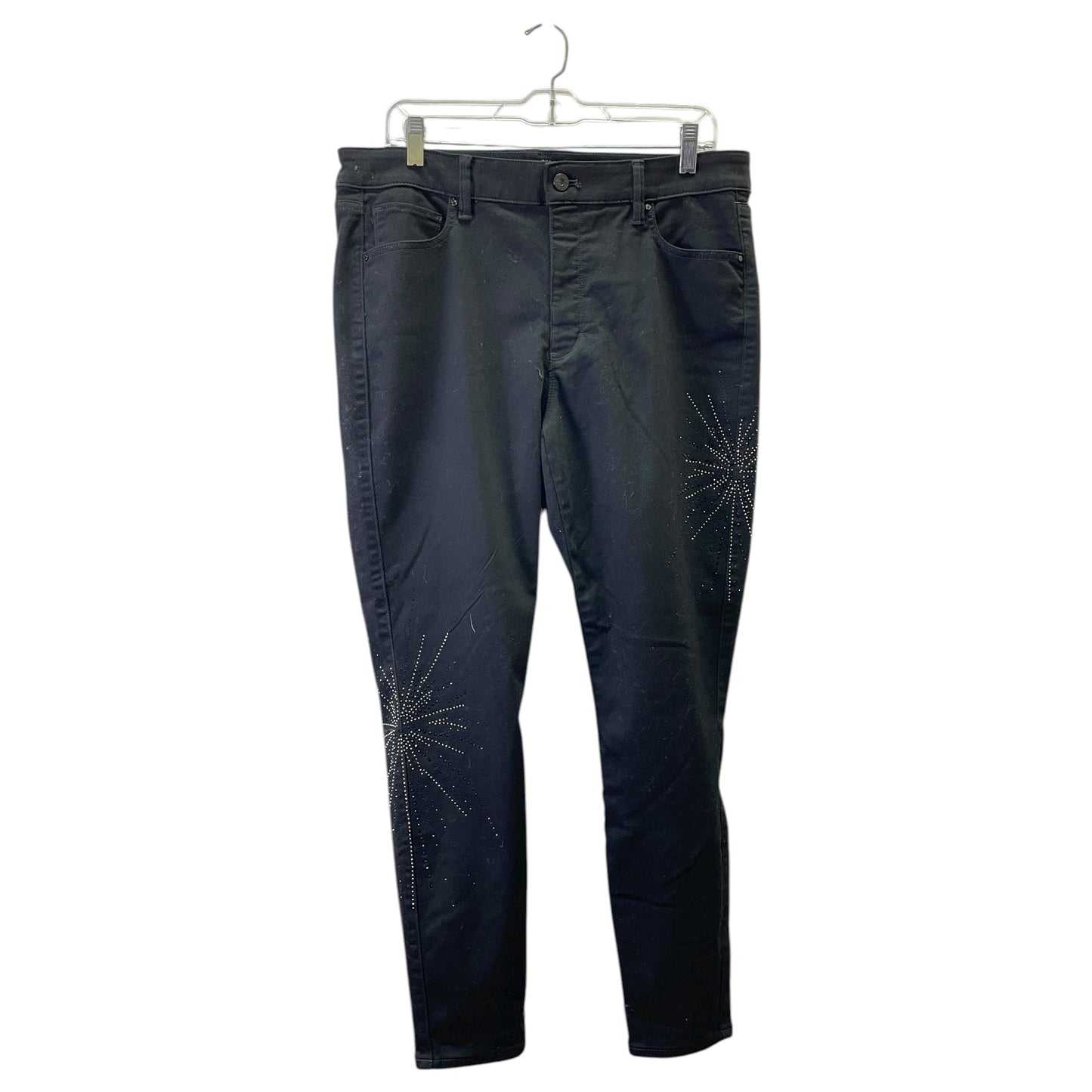 Jeans Skinny By White House Black Market In Black, Size:14