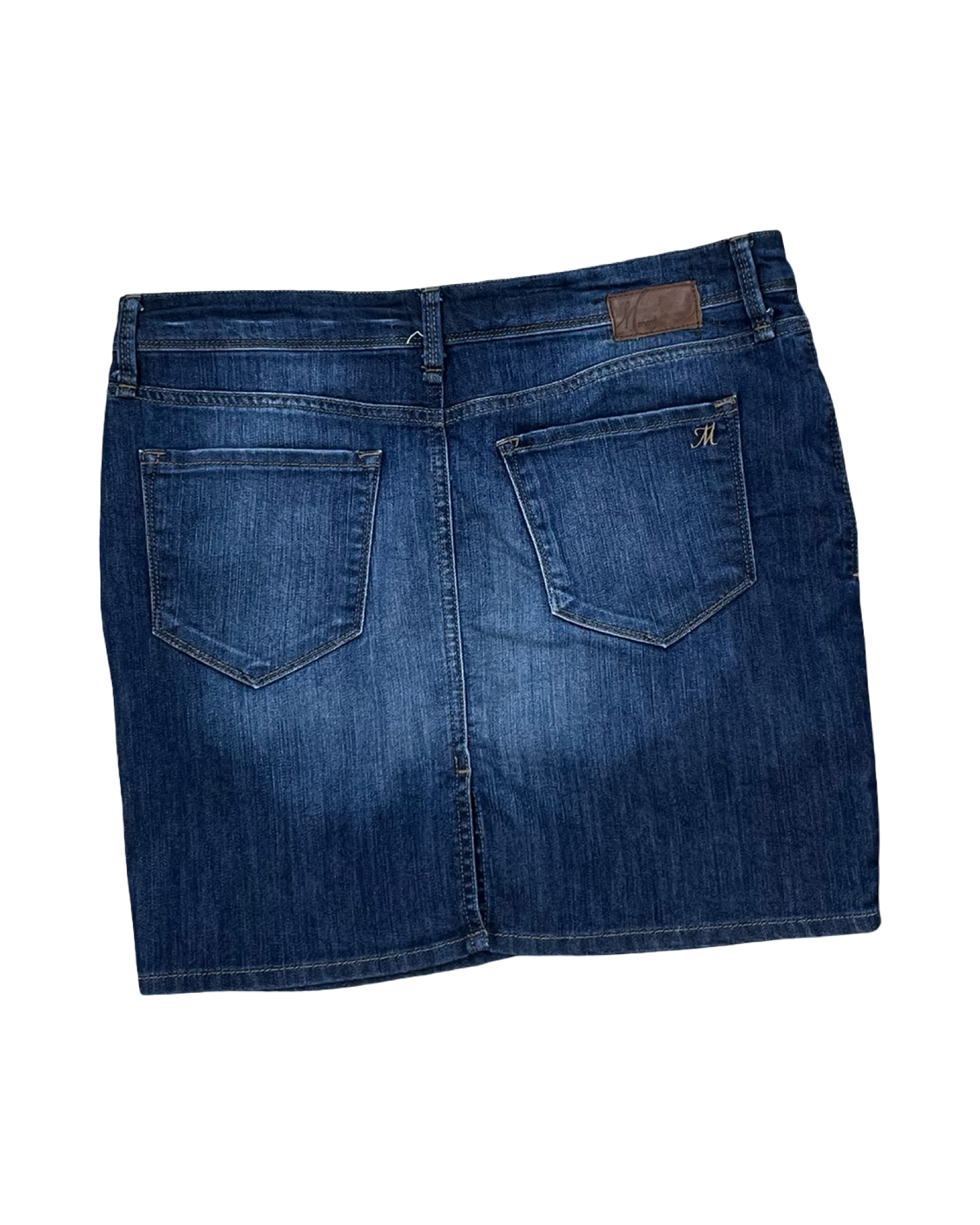 Skirt Mini & Short By Mavi In Blue Denim, Size:L