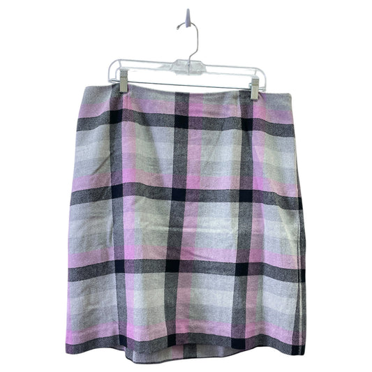 Skirt Mini & Short By Talbots In Purple, Size:16