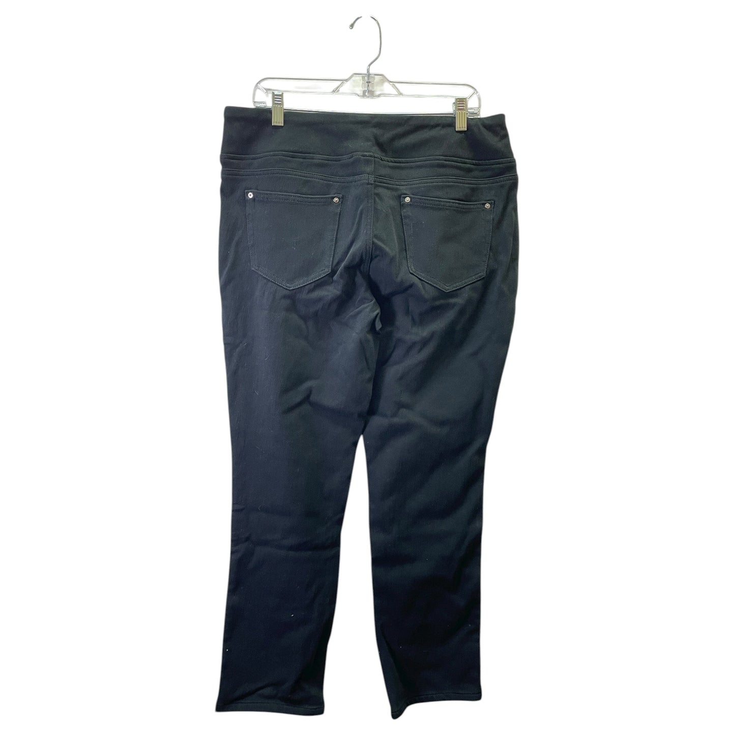 Jeans Straight By Belle By Kim Gravel In Black, Size:16