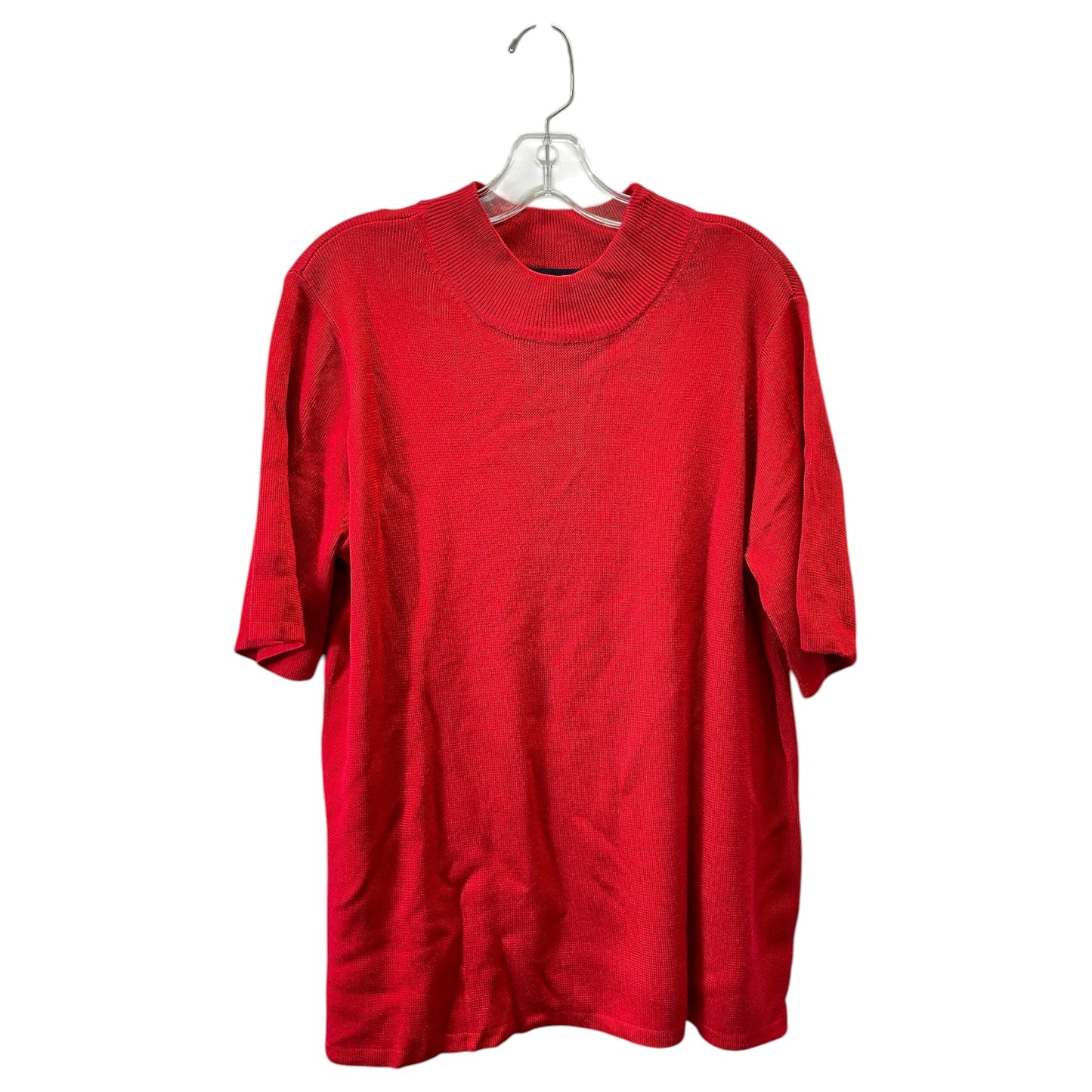 Sweater Ss By Preston And New York In Red, Size:1X